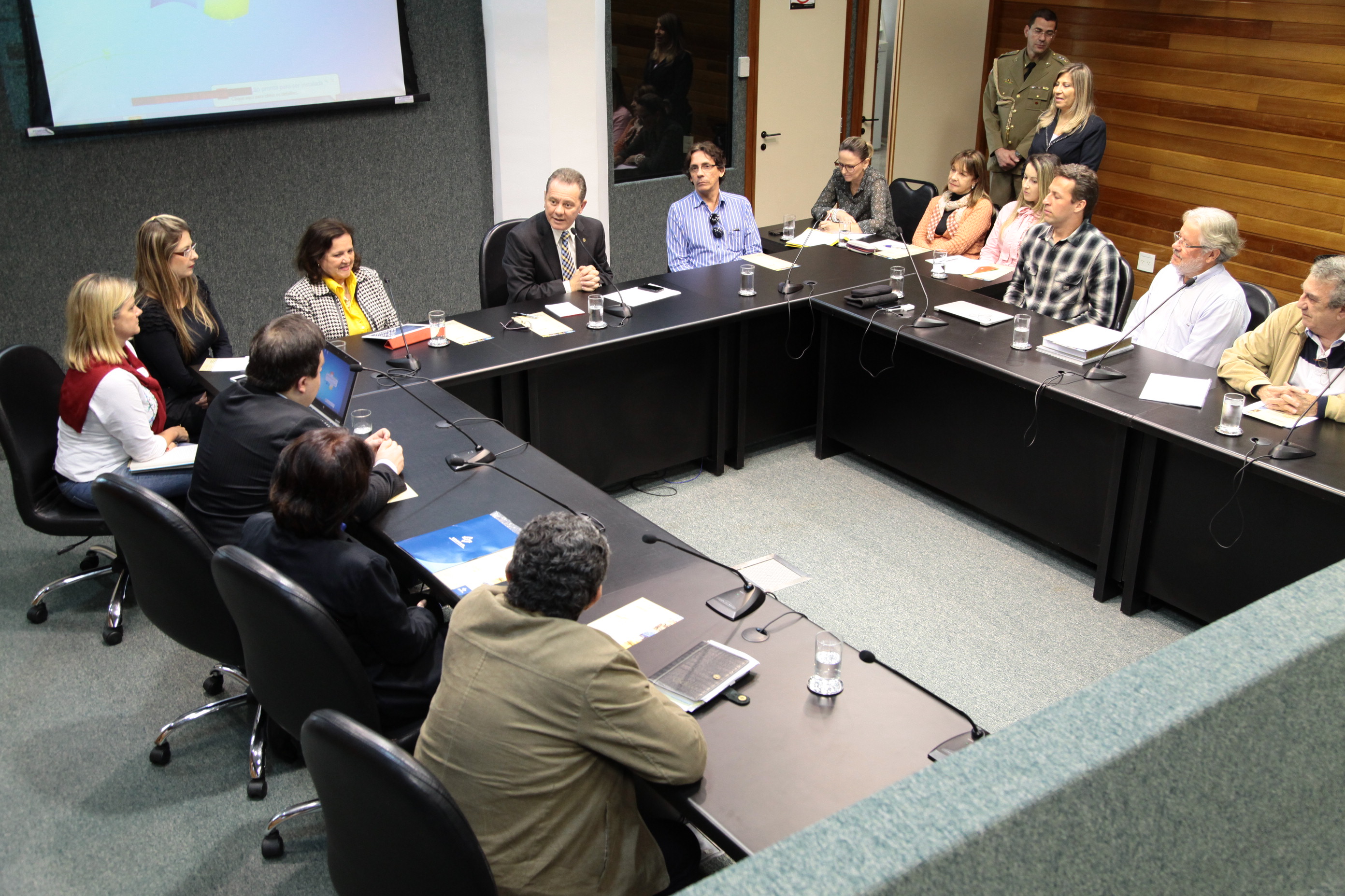 Reunião da Comissão Mista Especial, sobre as comemorações relativas ao centenário do artista plástico Willy Alfredo Zumblick. Foto: Miriam Zomer