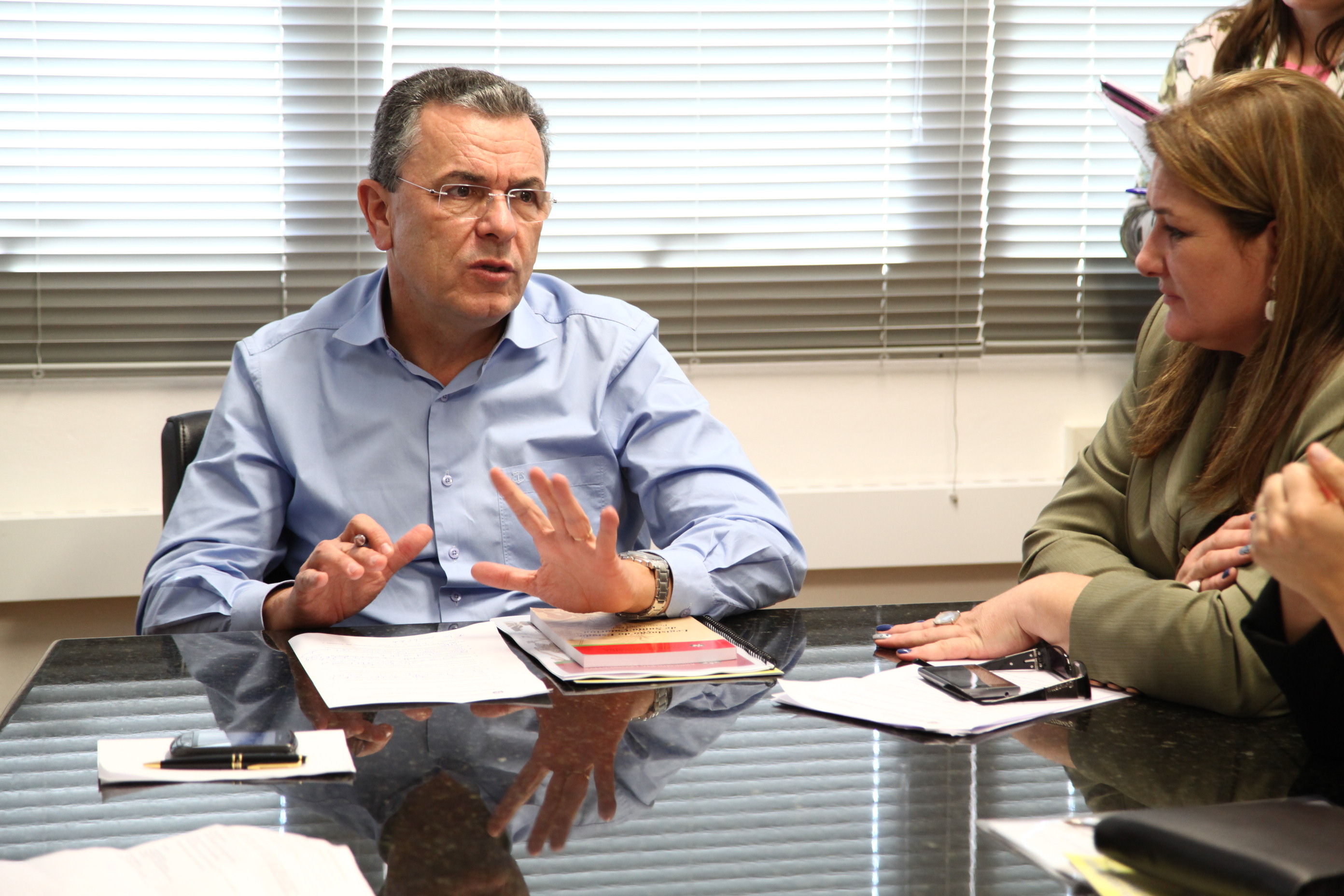 Audiência na Secretaria de Saúde com Comissão de Defesa dos Direitos da Pessoa com Deficência. Foto: Miriam Zomer
