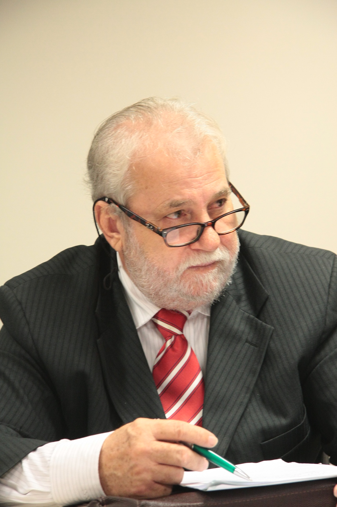 Reunião dos Dep. José Milton Scheffer e Dep. Jorge Teixeira com Diretores de Hospitais - Hilário Dalmann: Presidente da FEHOSC - Foto: Eduardo Guedes de Oliveira