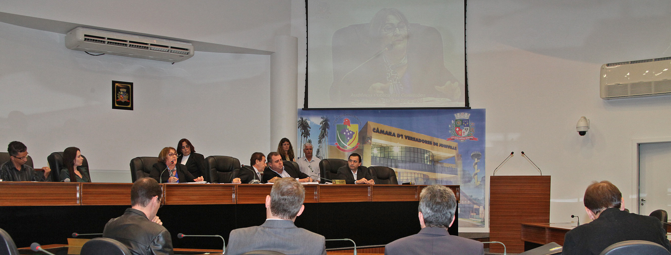 Comissão de Educação promove Audiência Pública em Joinville para discutir a Reenturmação. Foto: Fábio Queiroz
