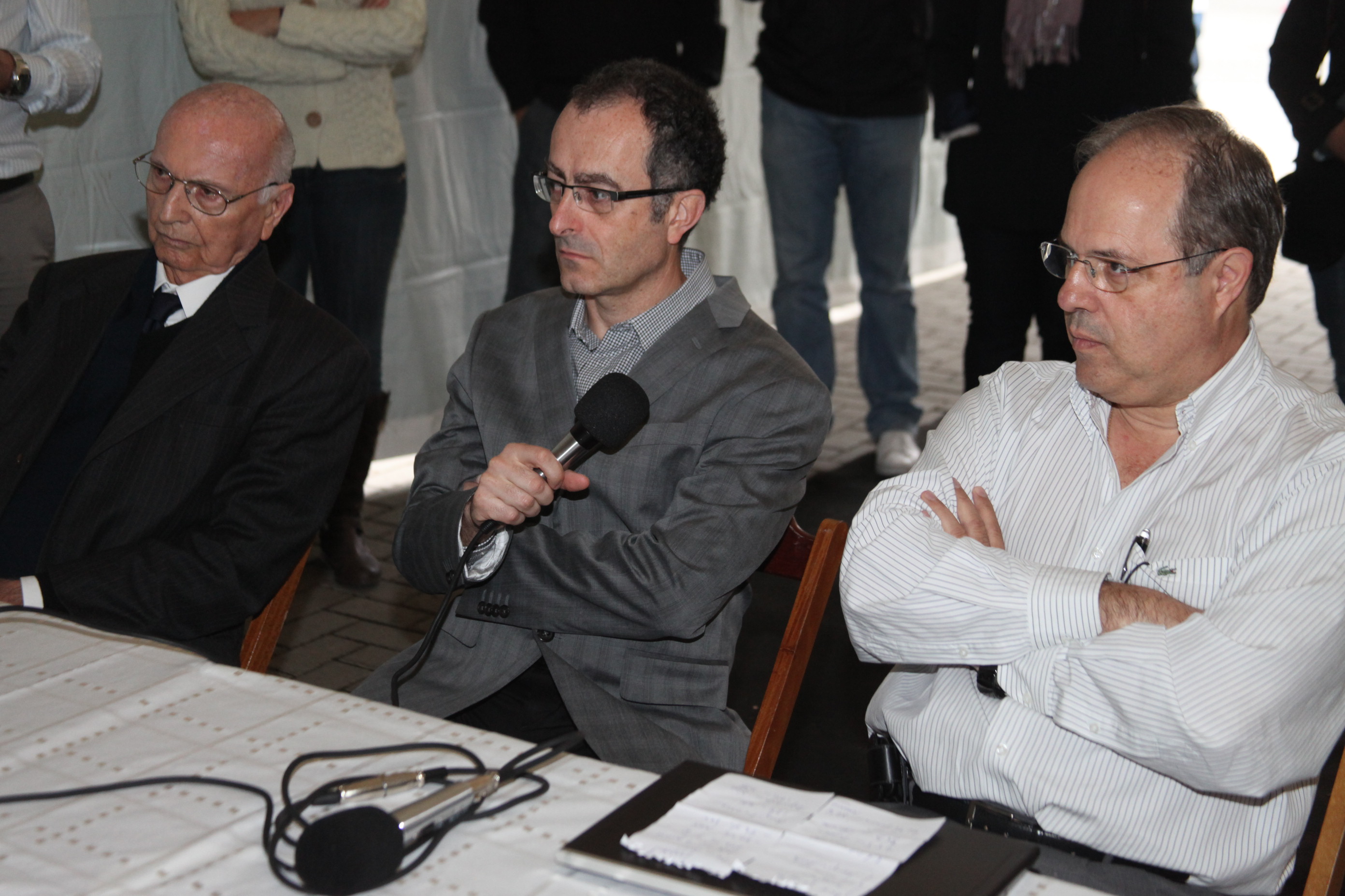 Rádio Eldorado de Criciúma promove debate acerca do uso do carvão mineral com a presença dos deputados Joares Ponticelli (PP) e Valmir Comin (PP). Foto: Fábio Queiroz