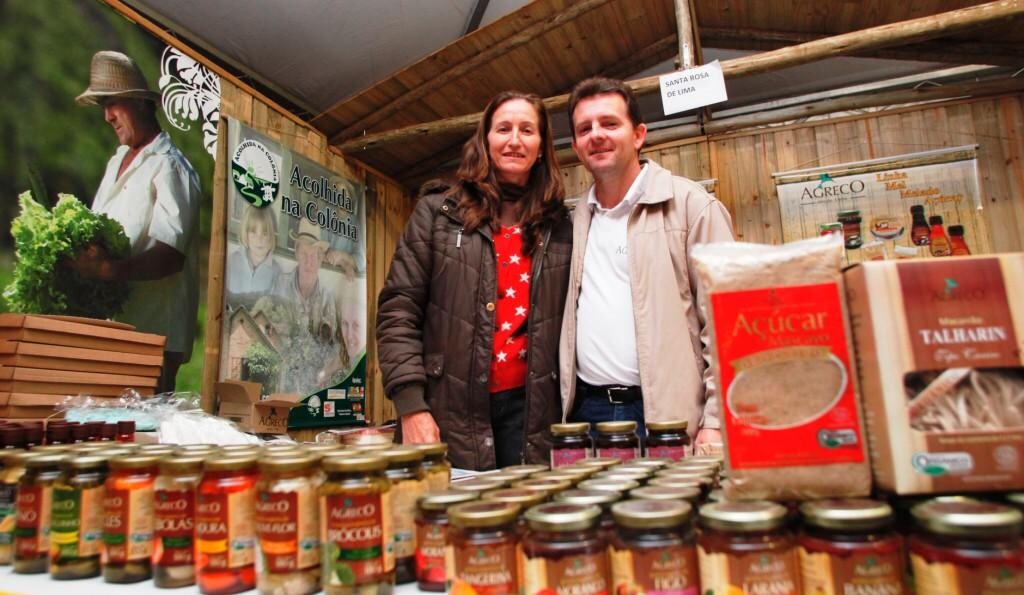 Agricultores familiares expõem produção orgânica em Braço do Norte