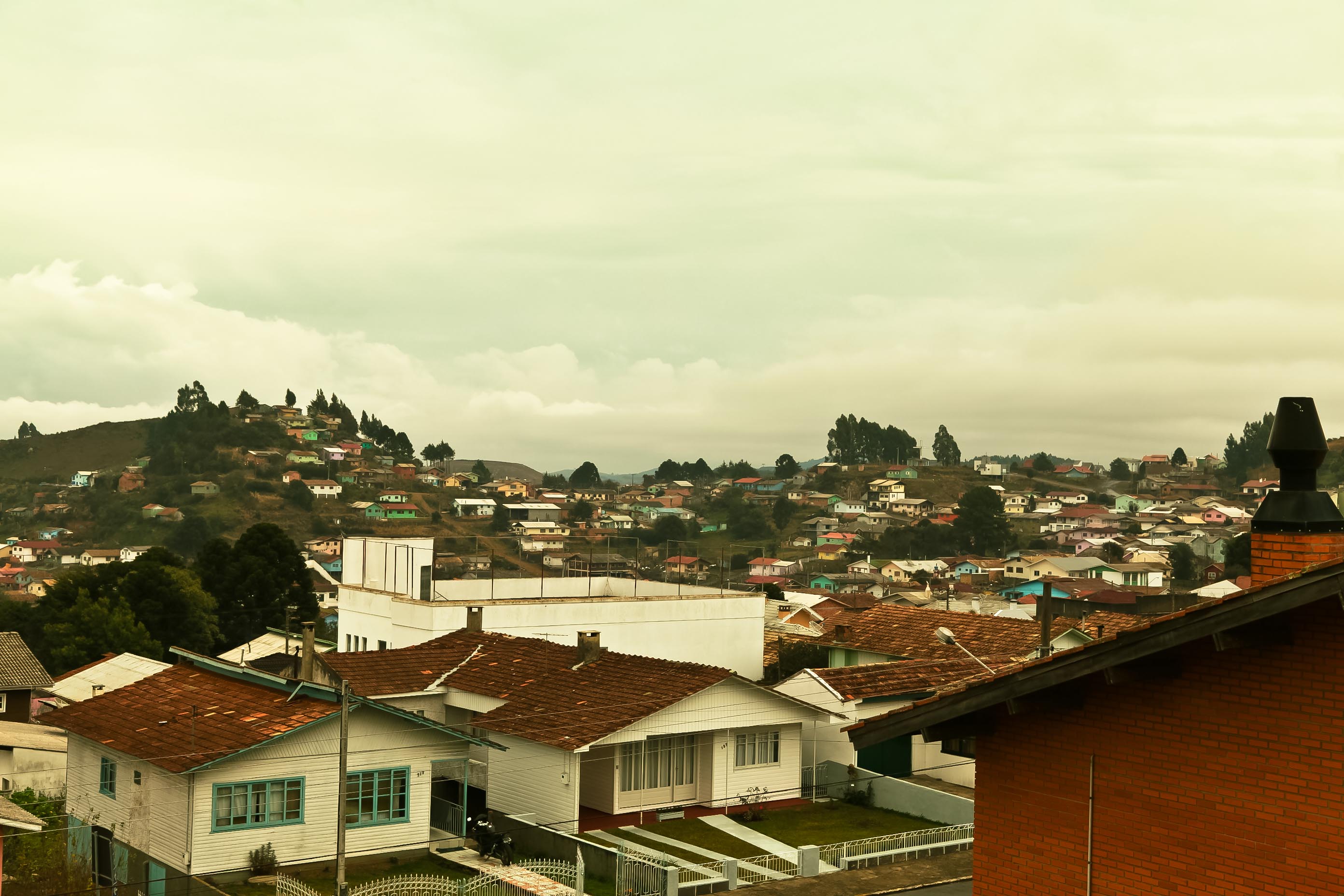 Cidade de São Joaquim na Serra Catarinense. Foto: Miriam Zomer