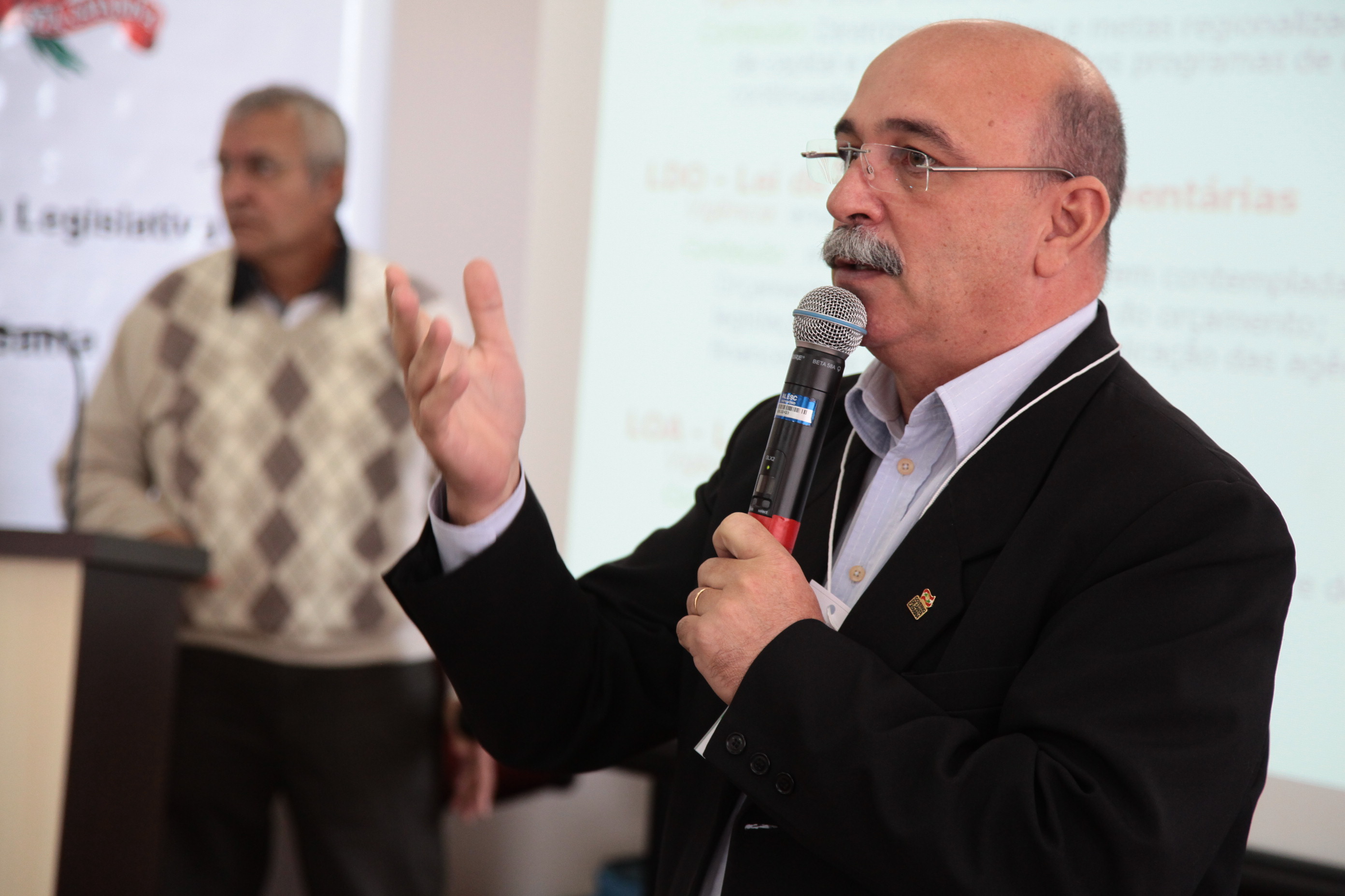 Audiência Pública do Orçamento Regionalizado em São Joaquim. Tulio Tavares. Foto: Miriam Zomer