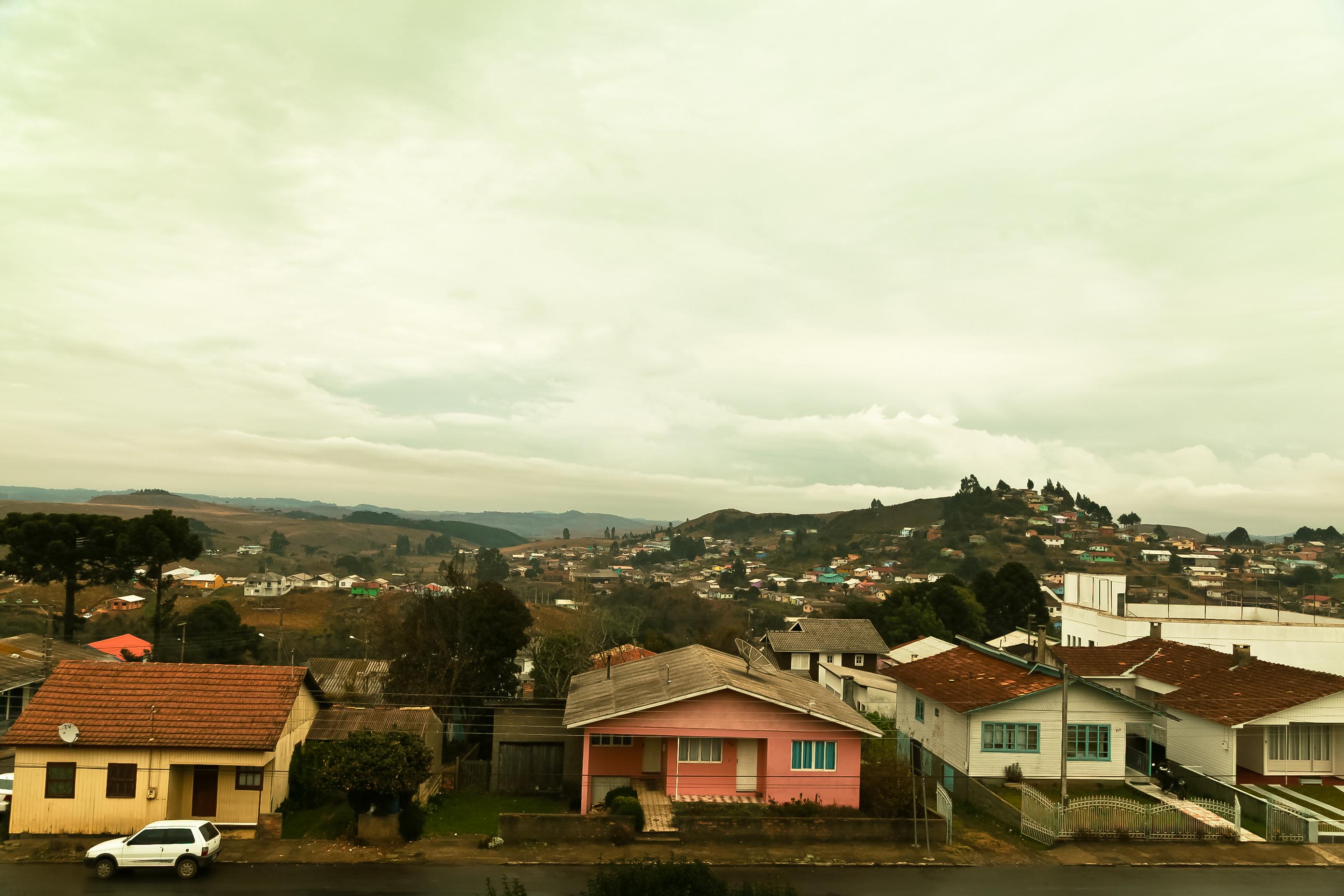 Cidade de São Joaquim na Serra Catarinense. Foto: Miriam Zomer