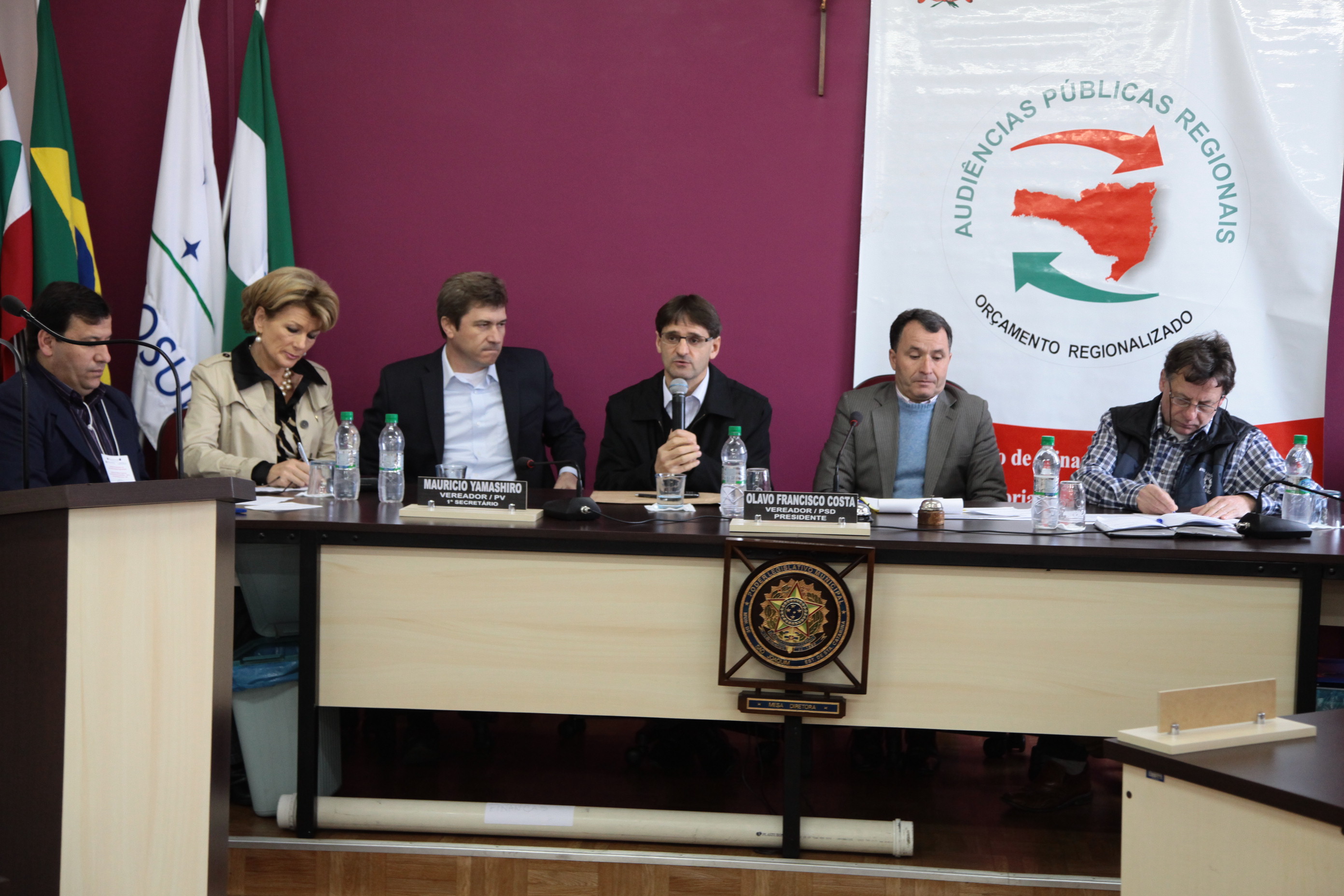 Audiência Pública do Orçamento Regionalizado em São Joaquim. Foto: Miriam Zomer