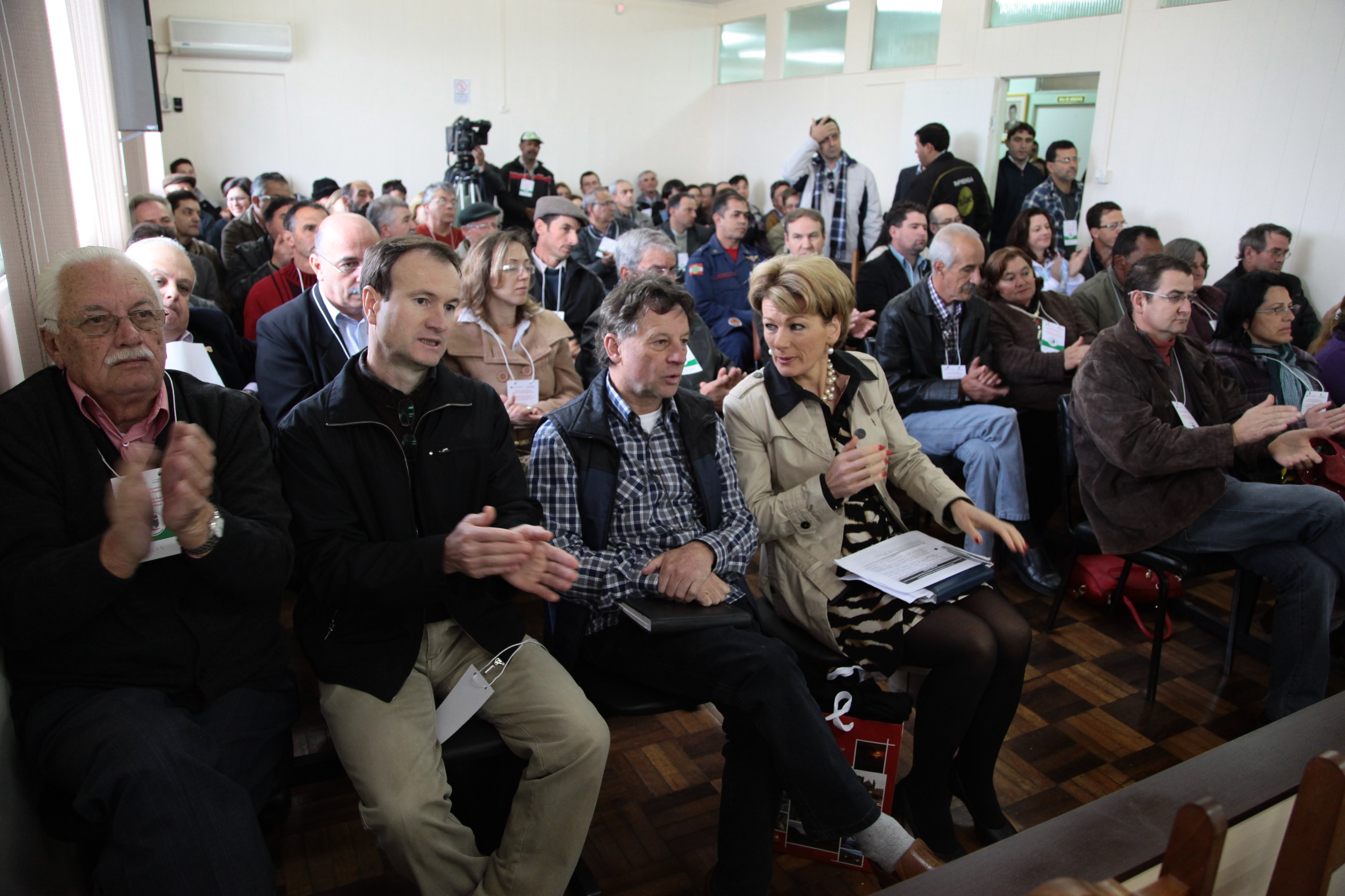Público lota as dependências da Câmara de Vereadores na Audiência Pública do Orçamento Regionalizado em São Joaquim. Foto: Miriam Zomer