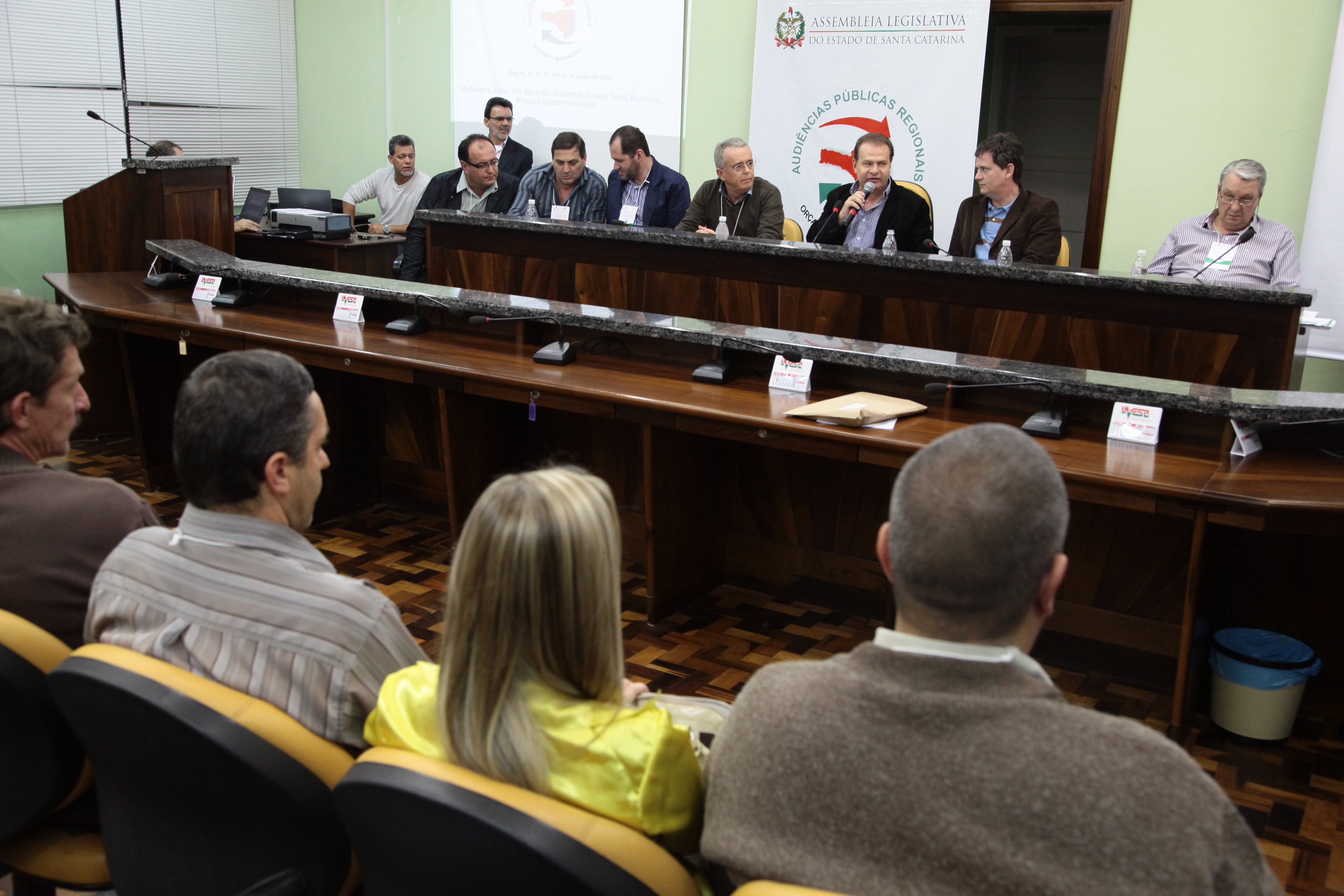 Audiência Pública do Orçamento Regionalizado em Ibirama. Foto: Miriam Zomer