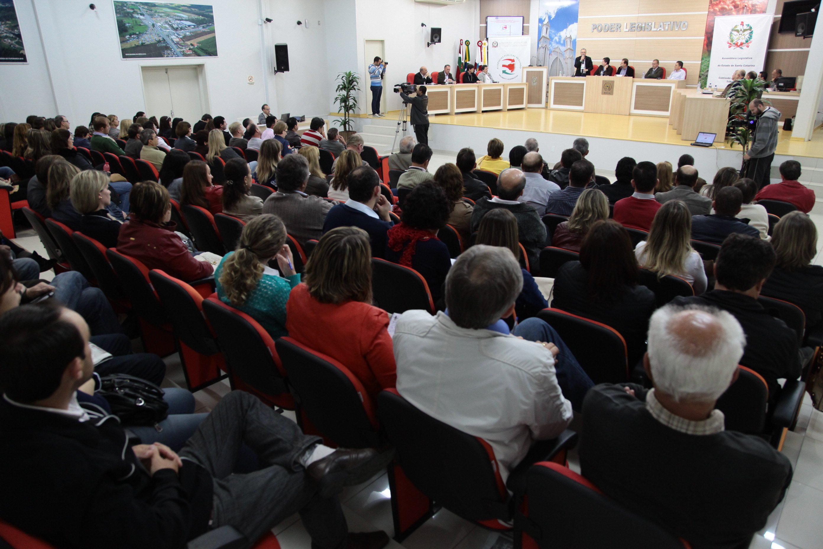Audiência Pública do Orçamento Regionalizado em Ituporanga. Foto:Miriam Zomer