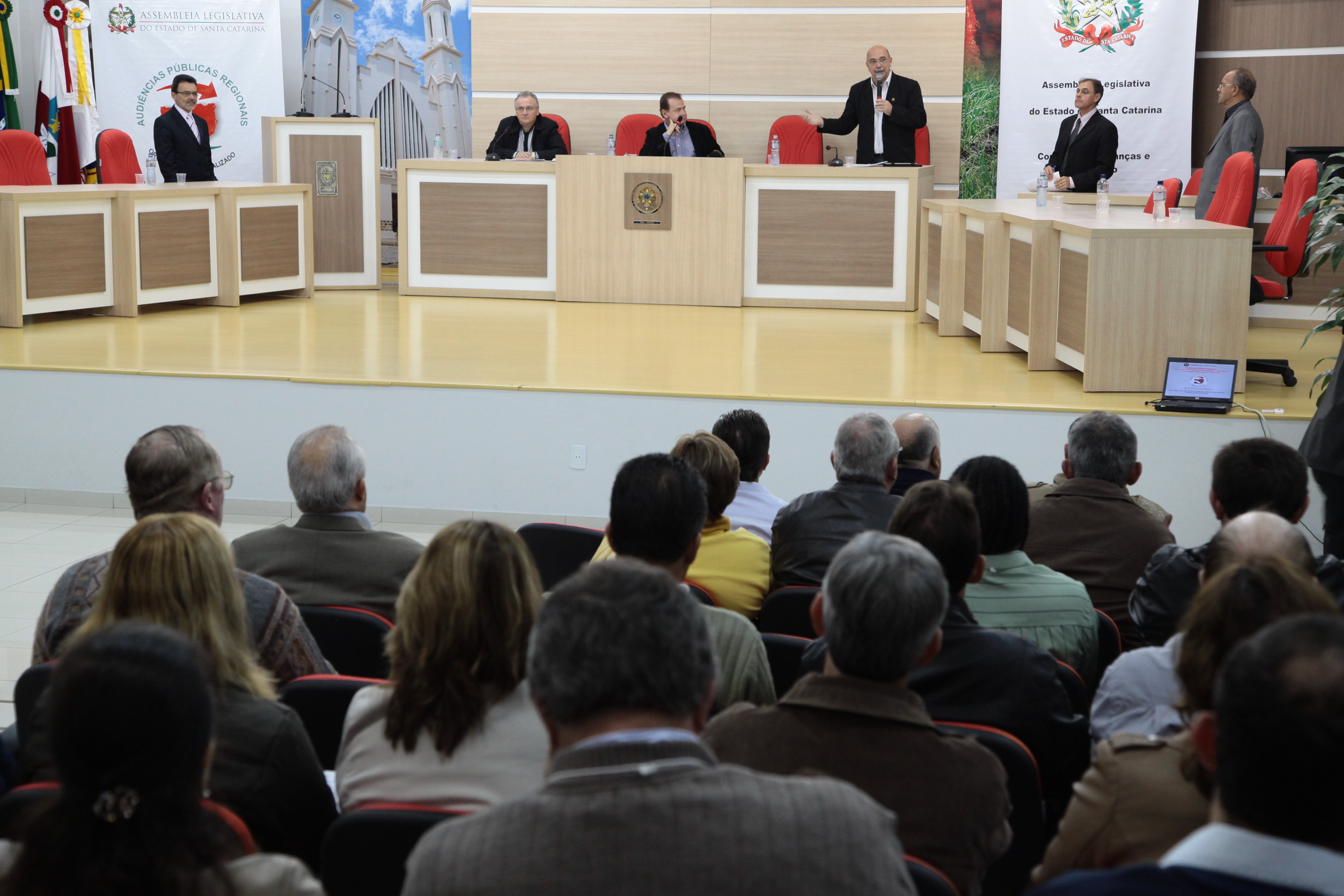 Audiência Pública do Orçamento Regionalizado em Ituporanga. Foto:Miriam Zomer