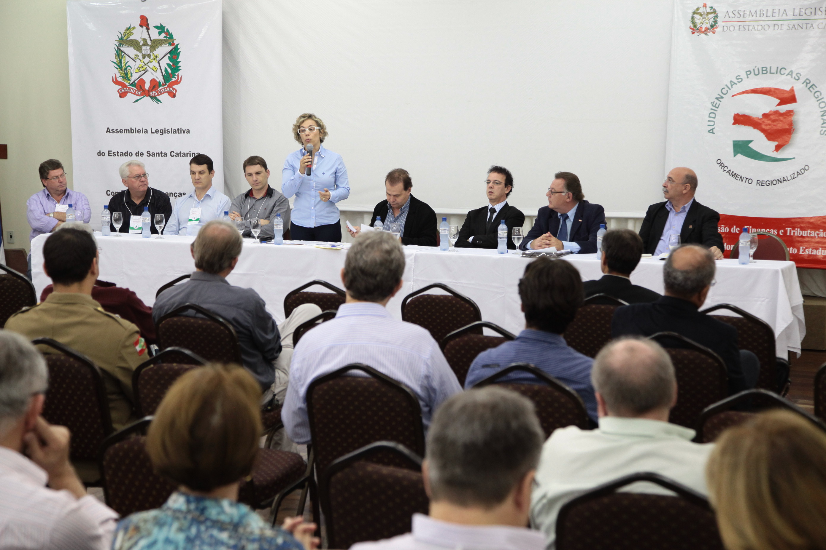 Audiência Pública do Orçamento Regionalizado em Timbó. Foto: Miriam Zomer