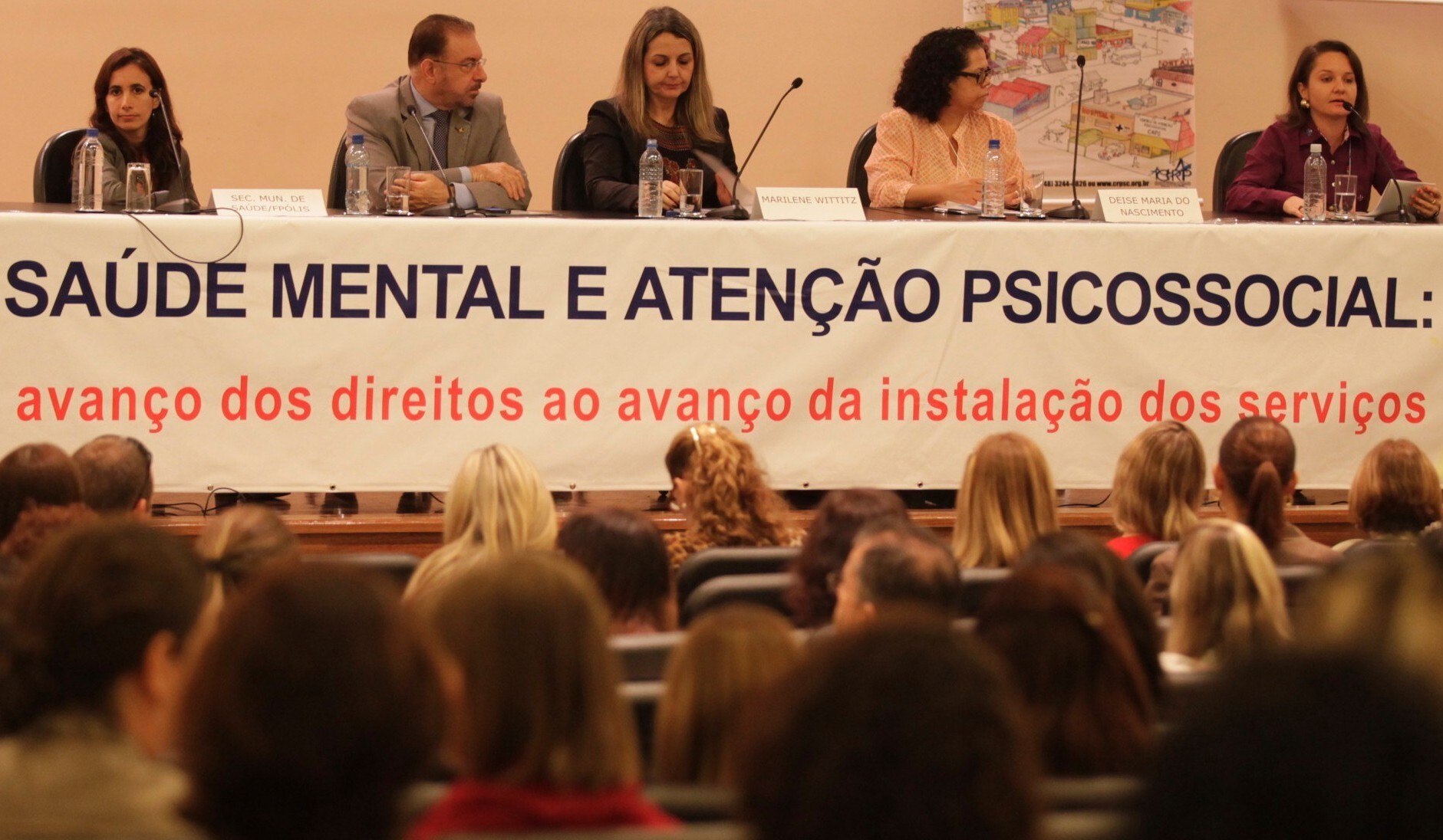 Seminário do CRP-SC discute a integralização do atendimento psicossocial