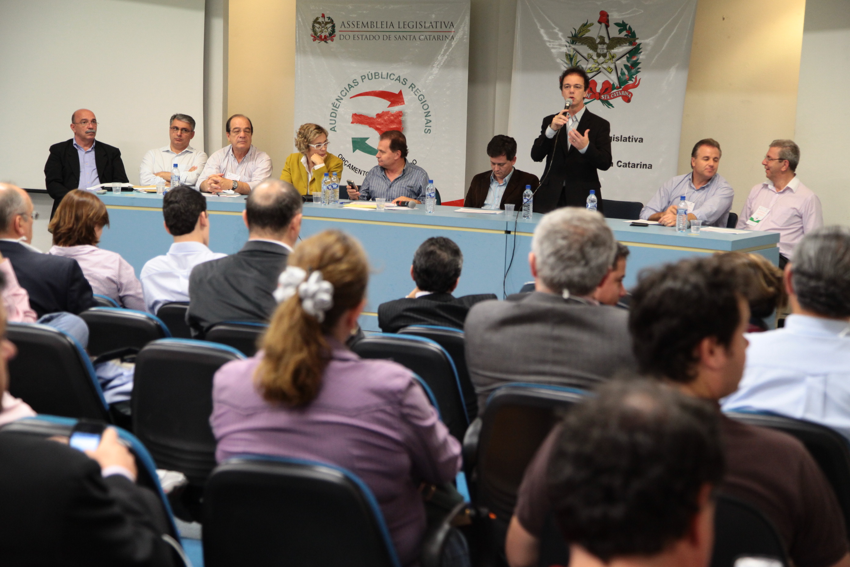 Audiência Pública do Orçamento Regionalizado em Blumenau. Foto: Miriam Zomer