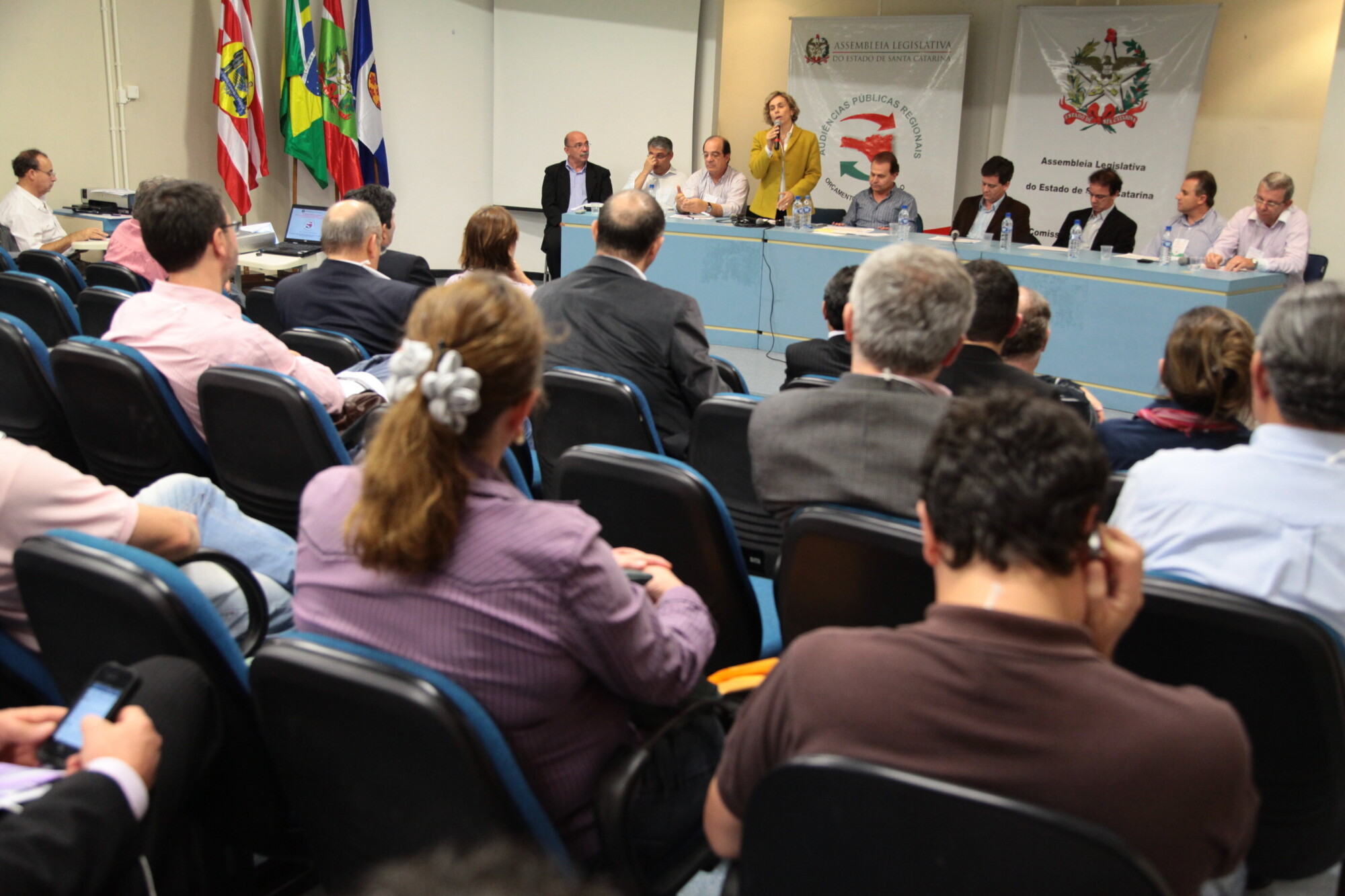 Blumenau sediou a Audiência Púiblica do Orçamento Regionalizado do Médio Vale do Itajaí. Foto: Miriam Zomer