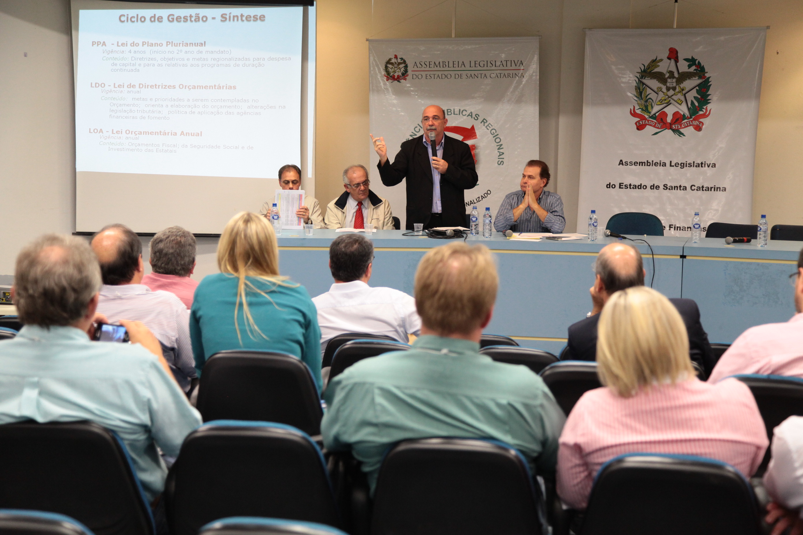 Audiência Pública do Orçamento Regionalizado em Blumenau. Foto: Miriam Zomer