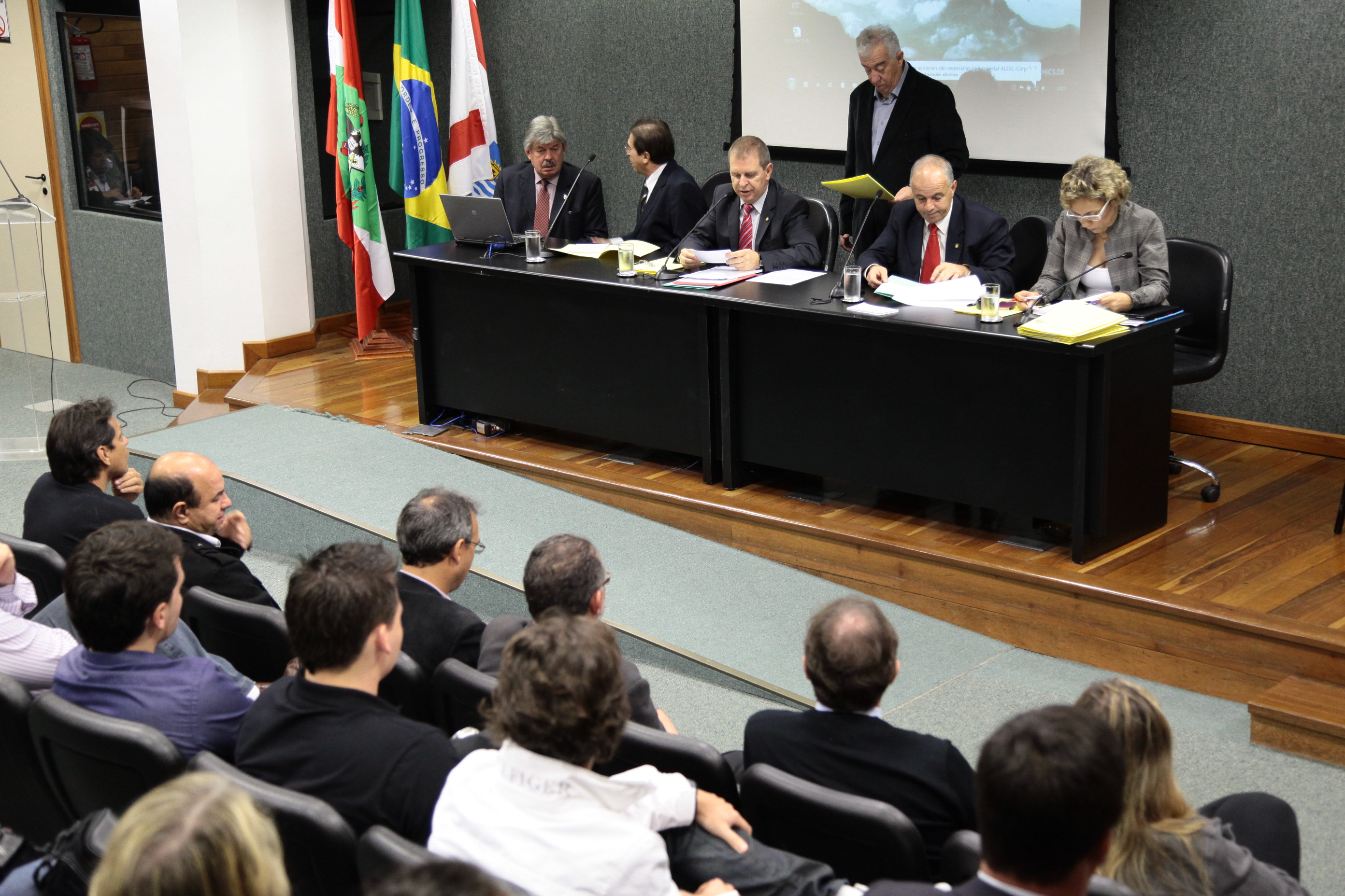 Reservado para reunião da Comissão de Segurança Pública e Comissão de Pesca e Aquicultura. Foto: Miriam Zomer