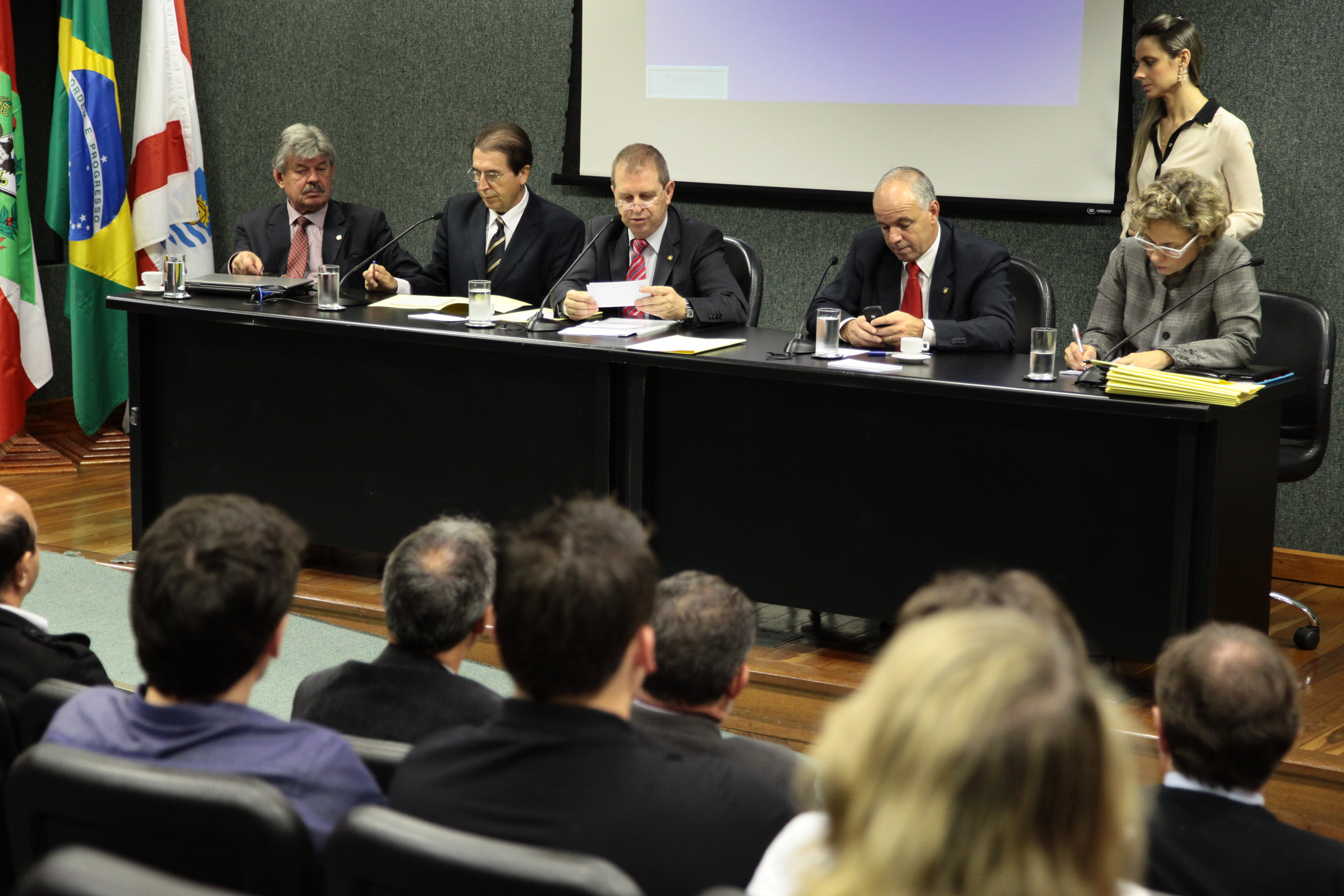 Reservado para reunião da Comissão de Segurança Pública e Comissão de Pesca e Aquicultura. Foto: Miriam Zomer