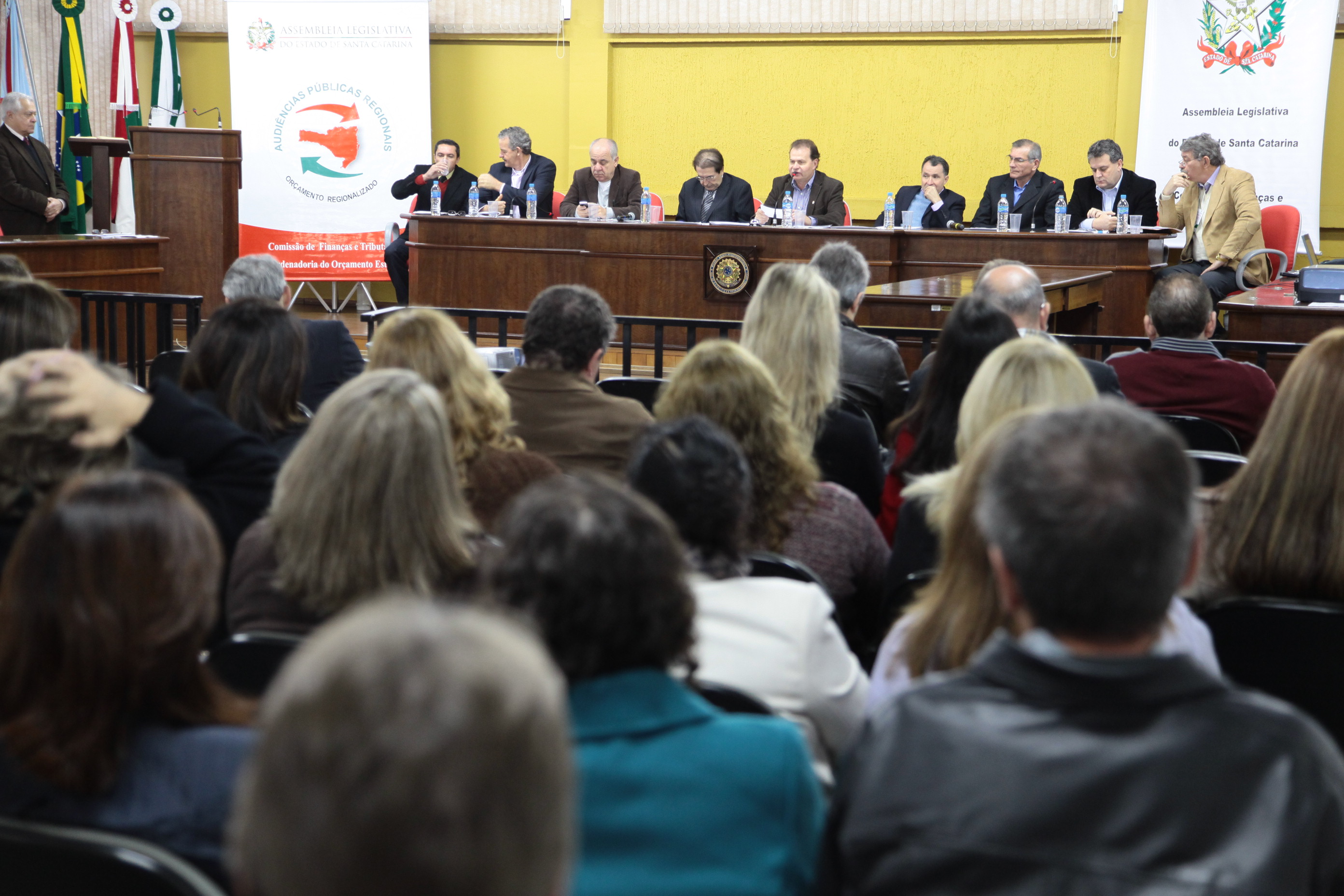 Audiência Pública do Orçamento Regionalizado em Canoinhas. Foto: Miriam Zomer
