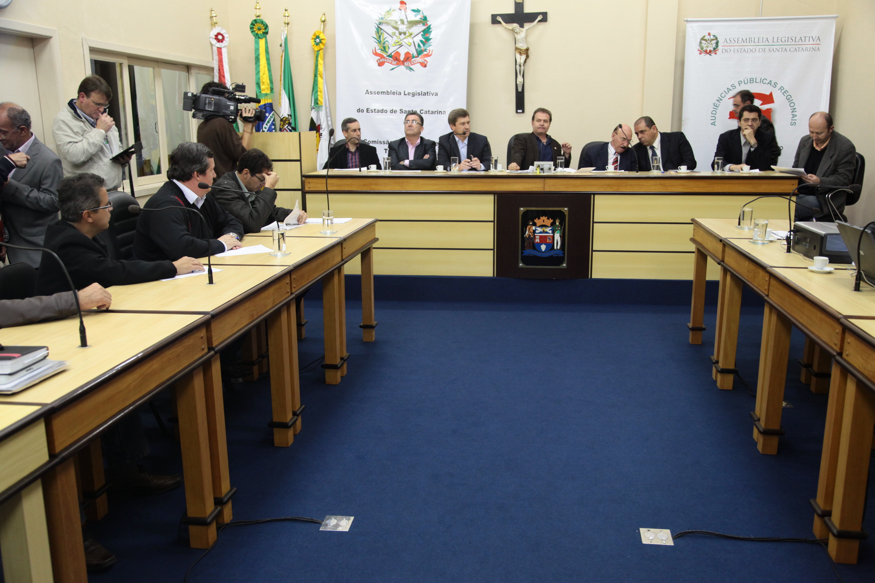 Audiência Pública do Orçamento Regionalizado em Laguna. Foto: Miriam Zomer