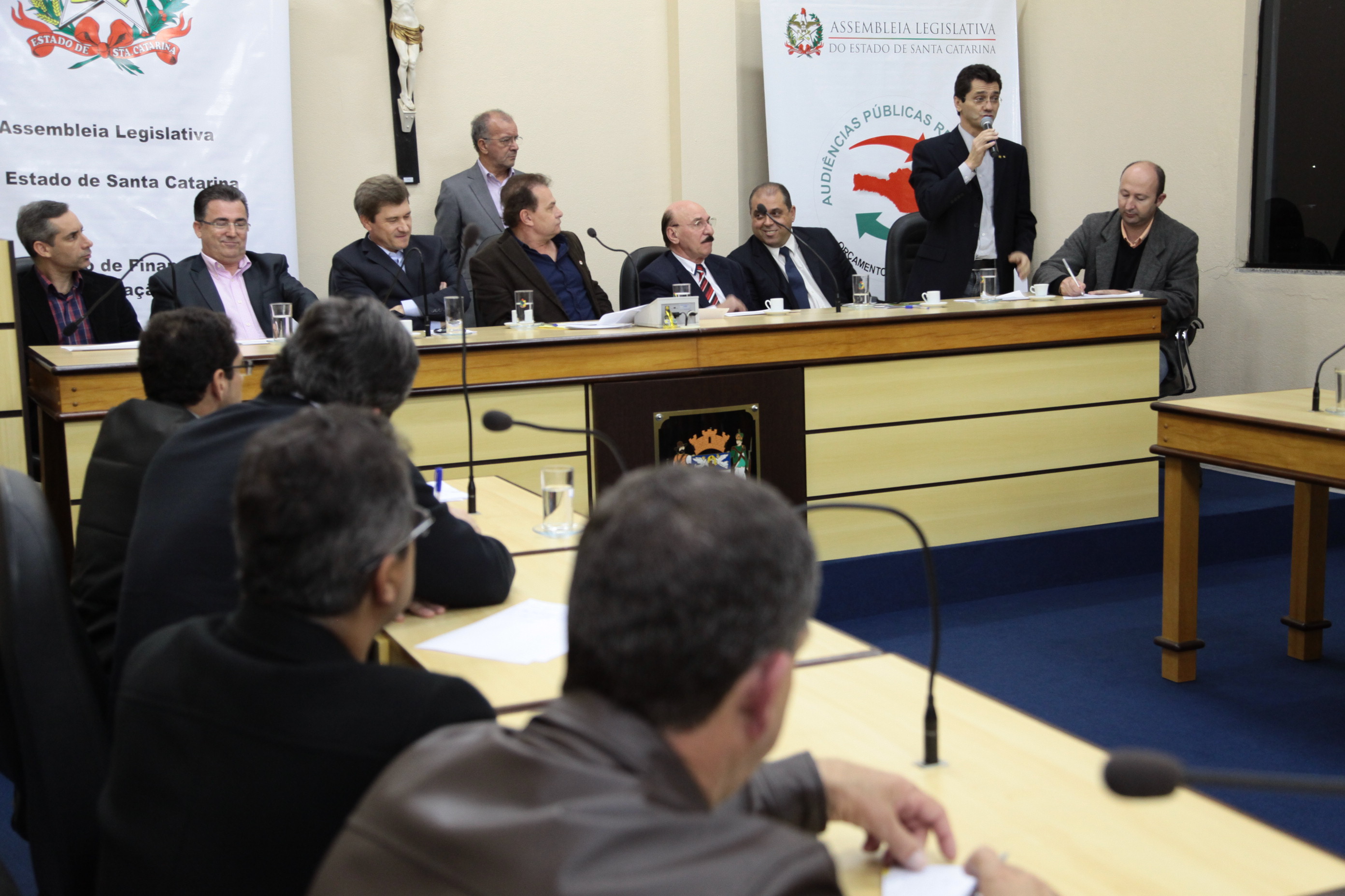 Audiência Pública do Orçamento Regionalizado em Laguna. Foto: Miriam Zomer