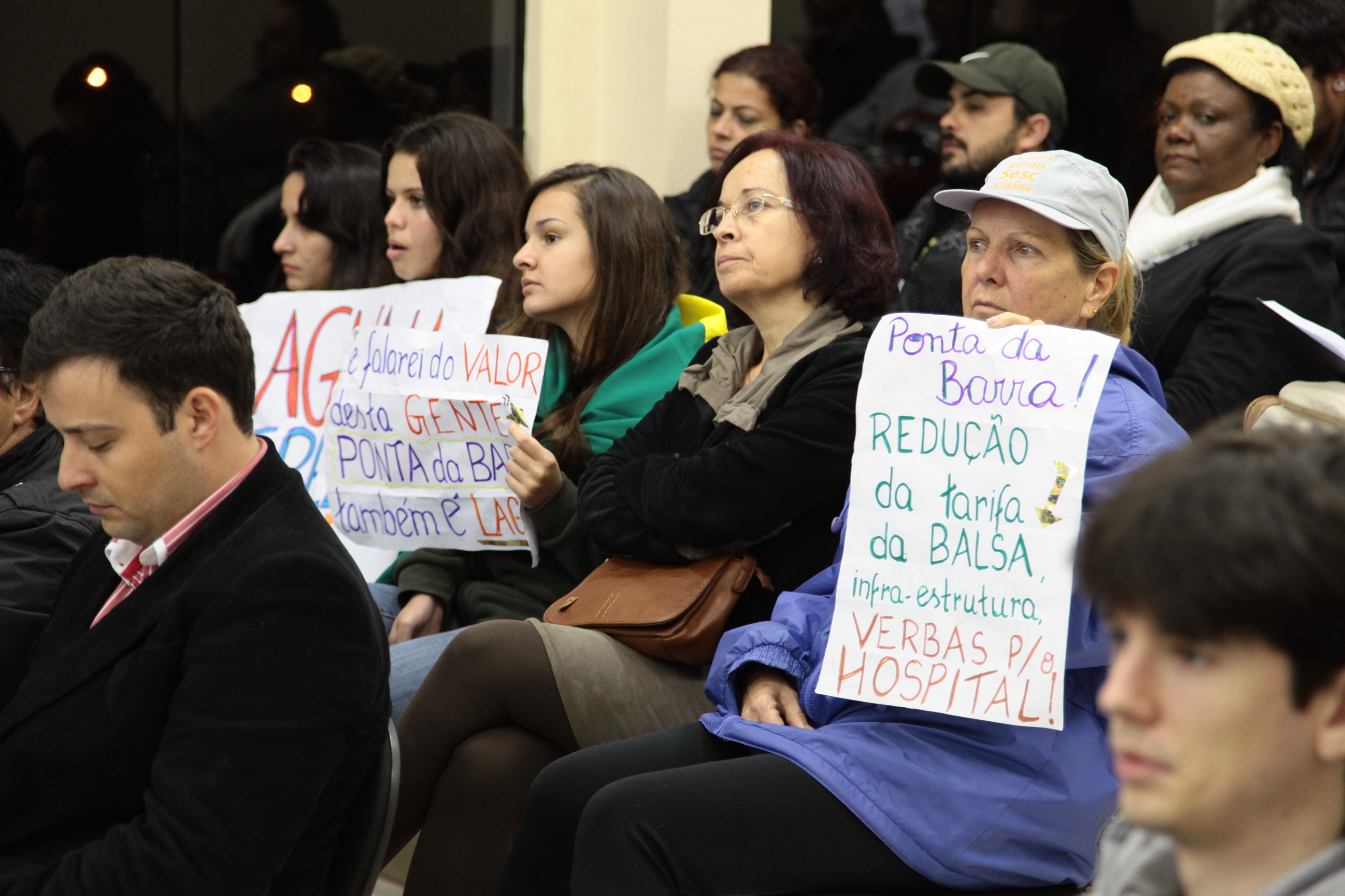 Audiência Pública do Orçamento Regionalizado em Laguna. Foto: Miriam Zomer