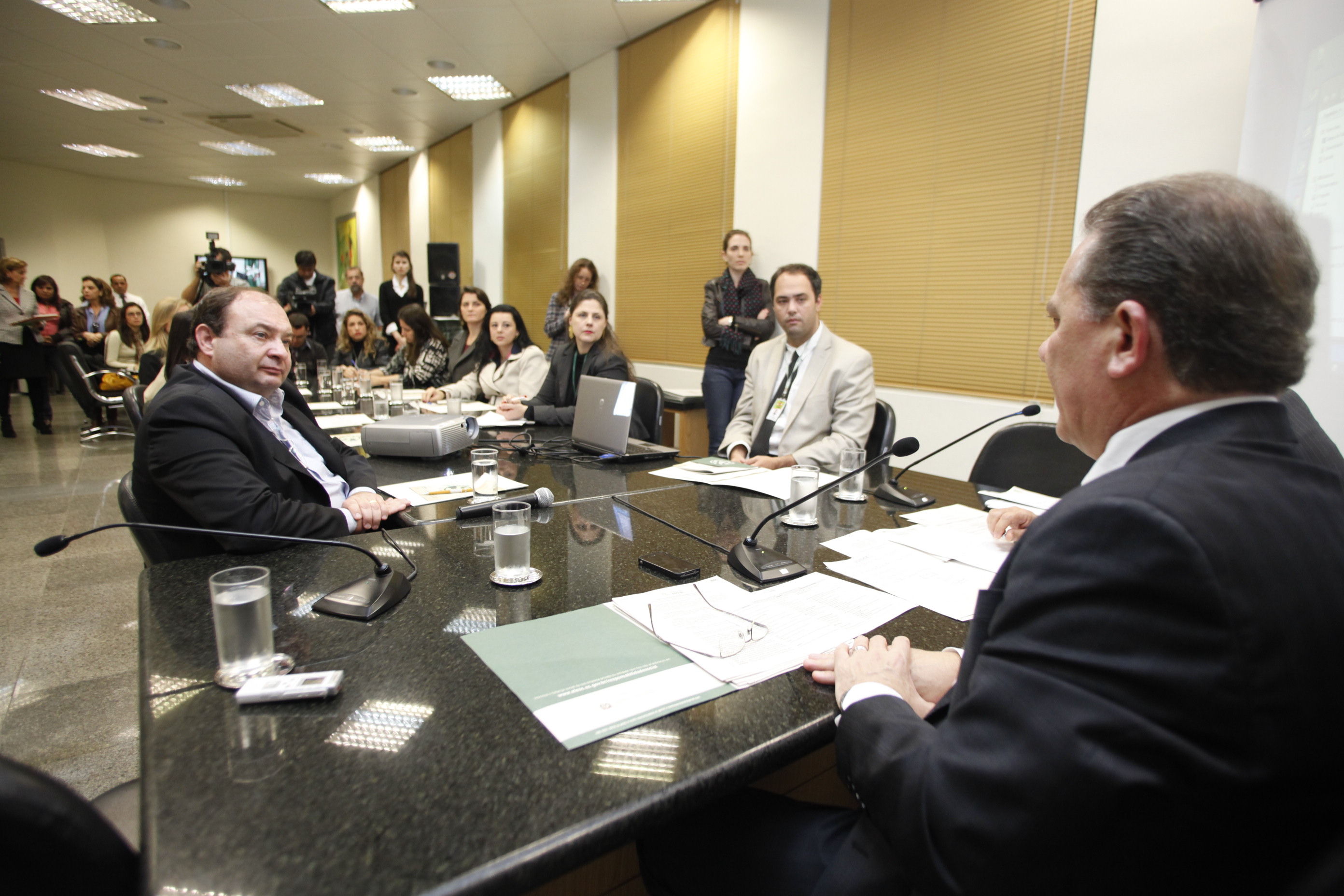 Presidente Concede coletiva sobre inscrições Responsabilidade Social - Foto: Carlos Kilian