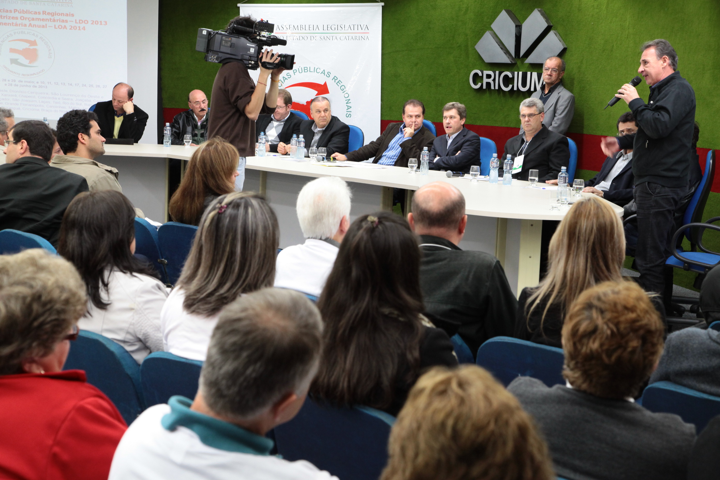 Audiência Pública do Orçamento Regionalizado em Criciúma. Foto: Miriam Zomer