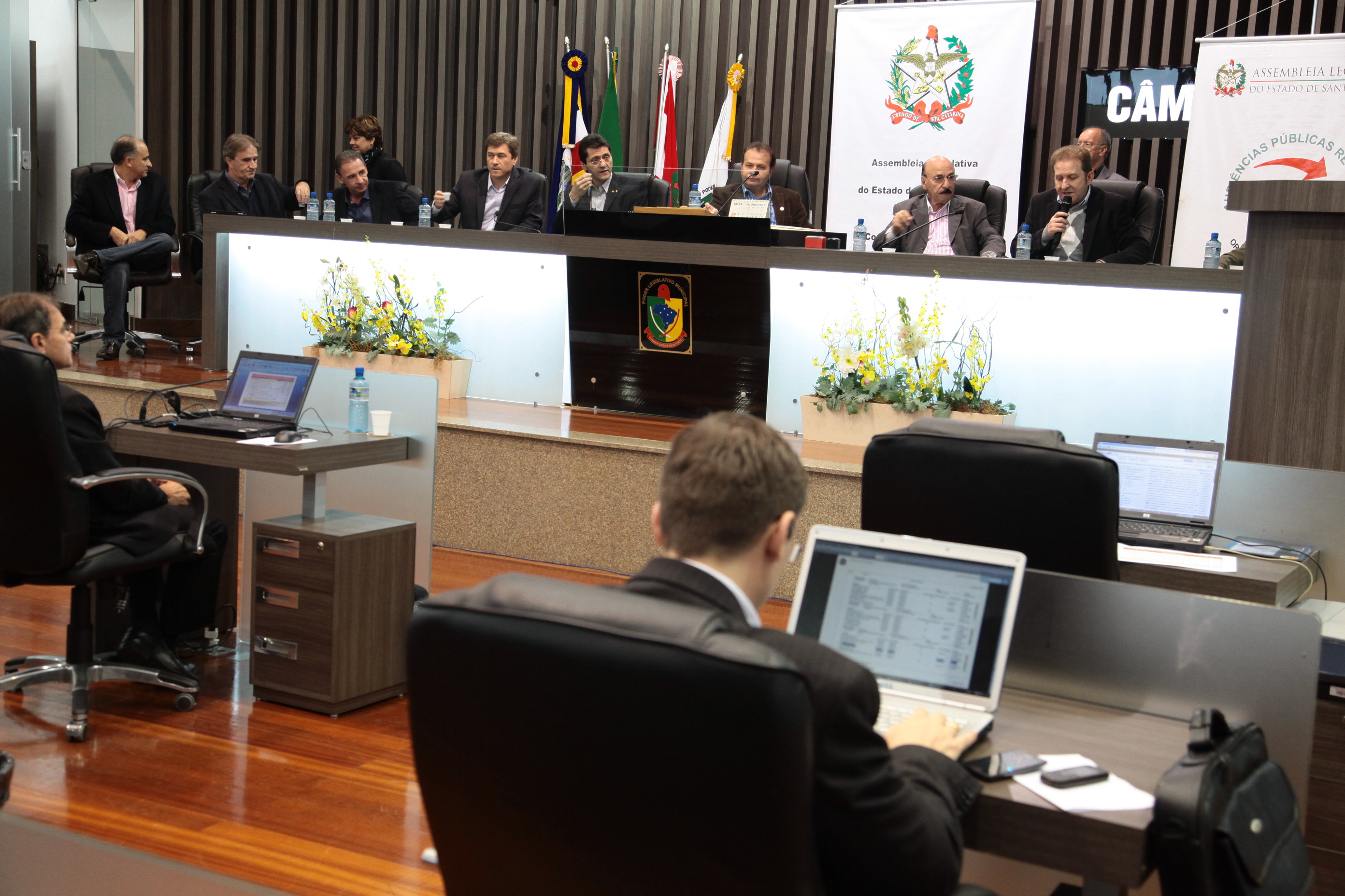 Audiência Pública do Orçamento Regionalizado em Araranguá. Foto: Miriam Zomer