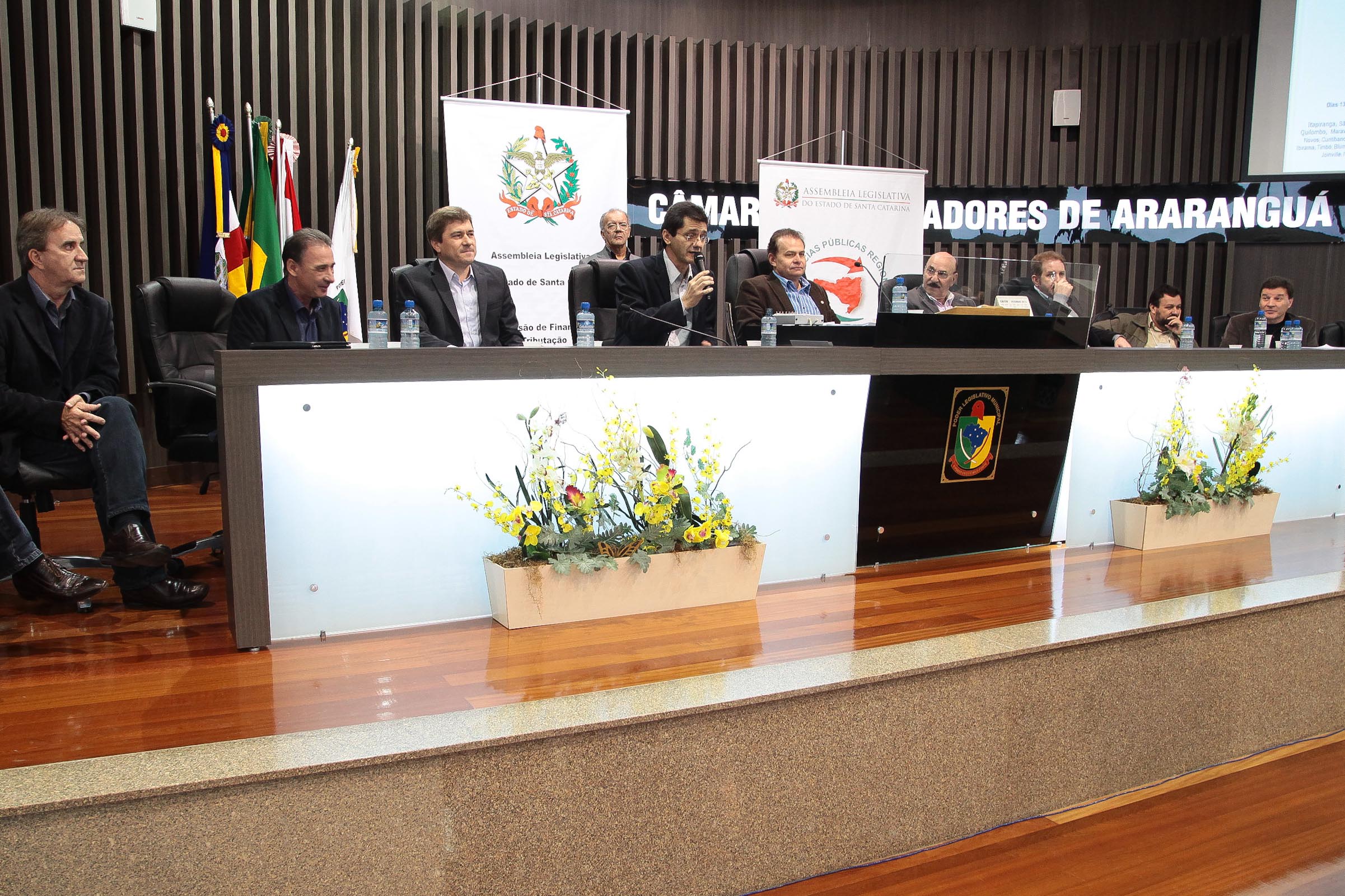 Audiência Pública do Orçamento Regionalizado em Araranguá. Foto: Miriam Zomer