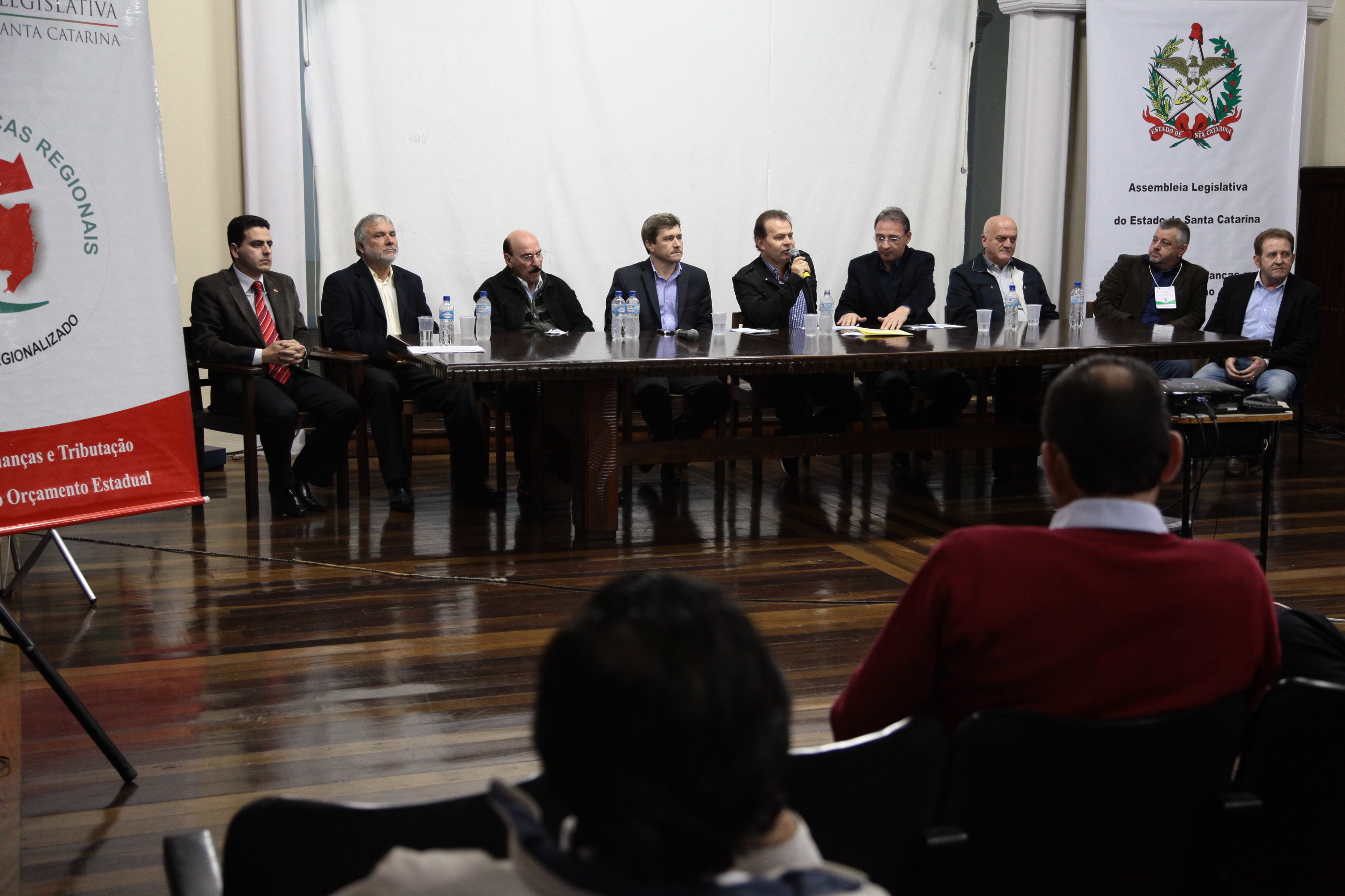 Audiência Pública do Orçamento Regionalizado em Tubarão. Foto: Miriam Zomer