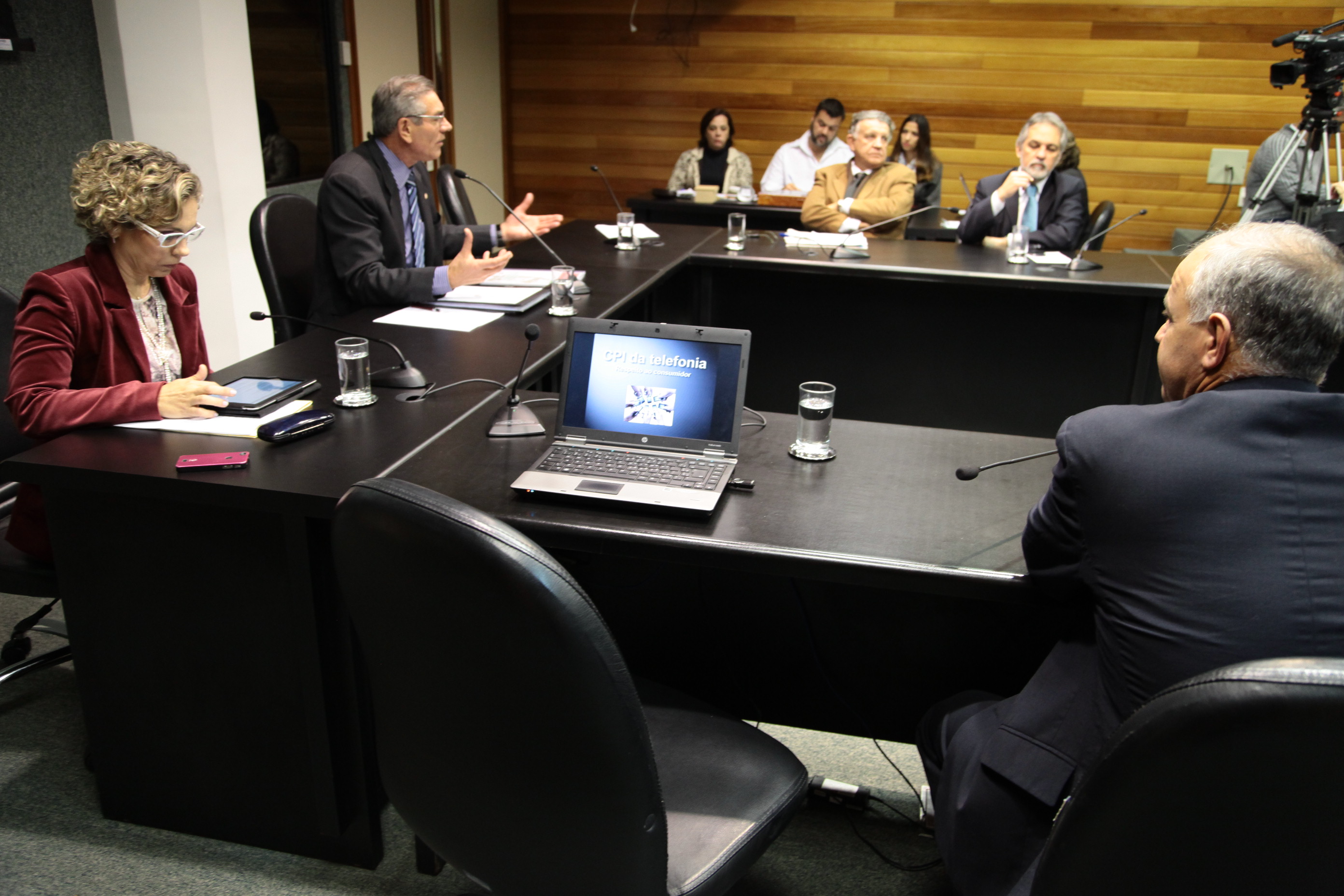 Comissão Parlamentar de Inquérito da CPI da Telefonia Móvel no Estado de Santa Catarina. Foto: Miriam Zomer