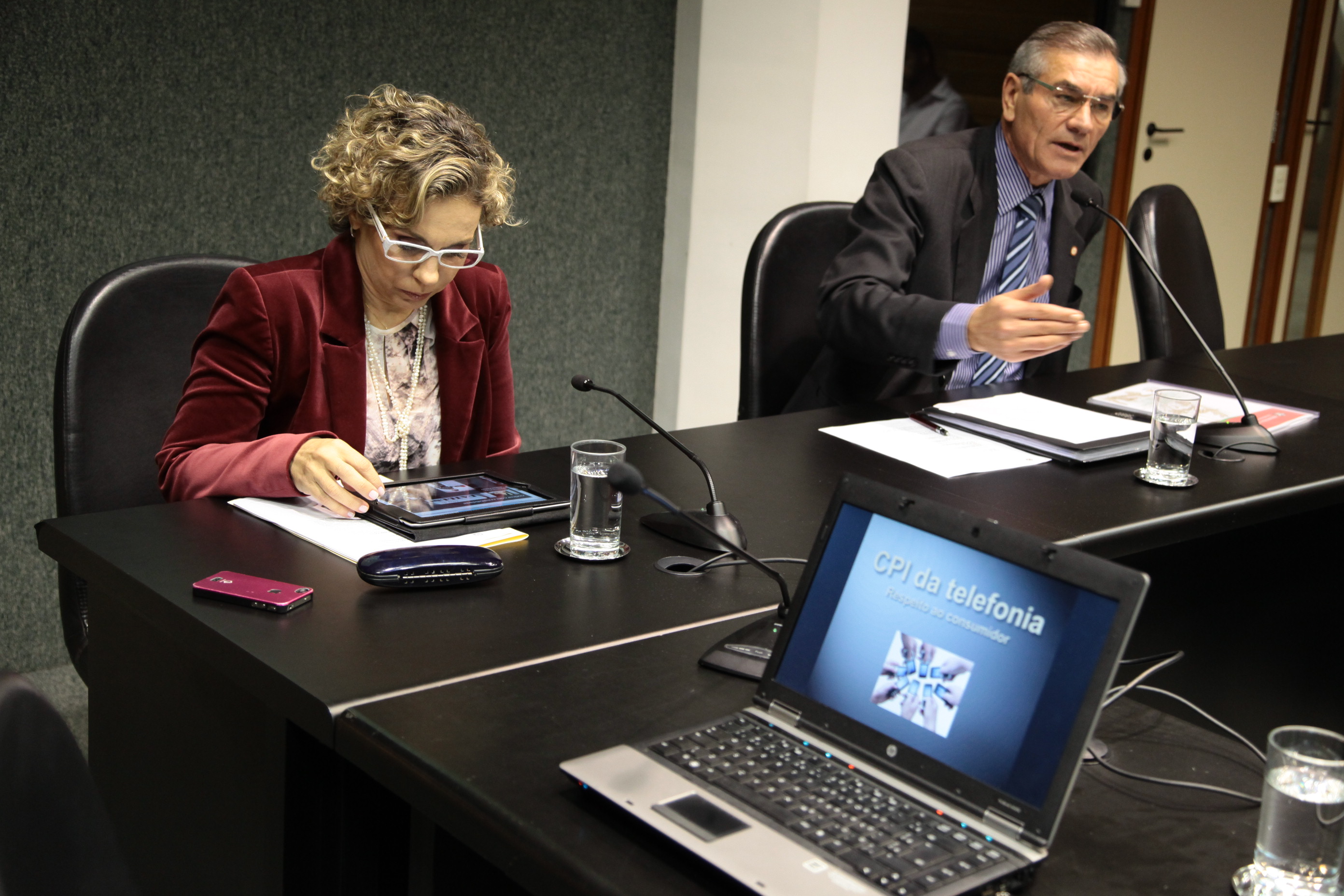 Comissão Parlamentar de Inquérito da CPI da Telefonia Móvel no Estado de Santa Catarina. Foto: Miriam Zomer
