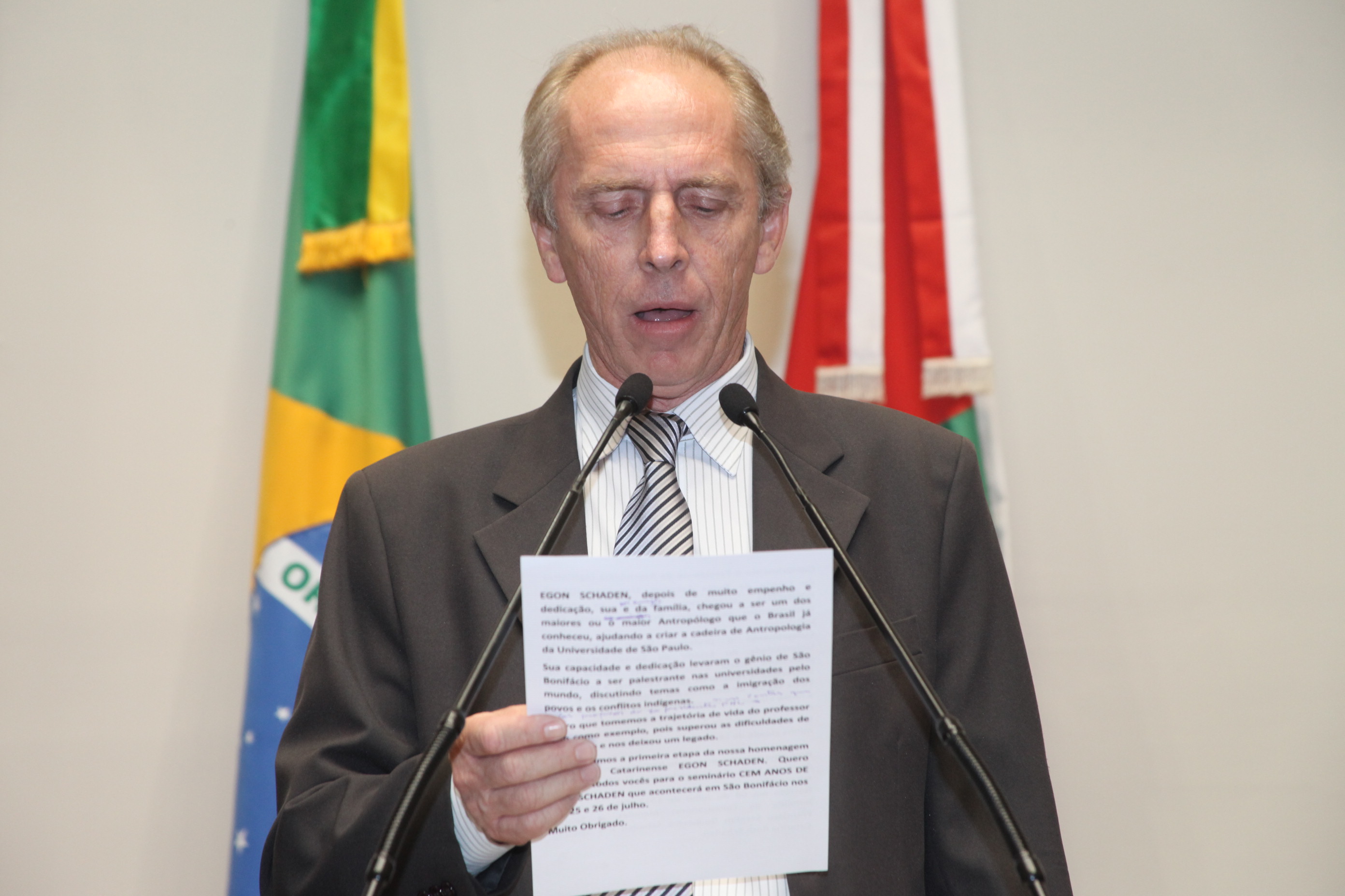 Centenário Egon Schaden. Foto: Fábio Queiroz