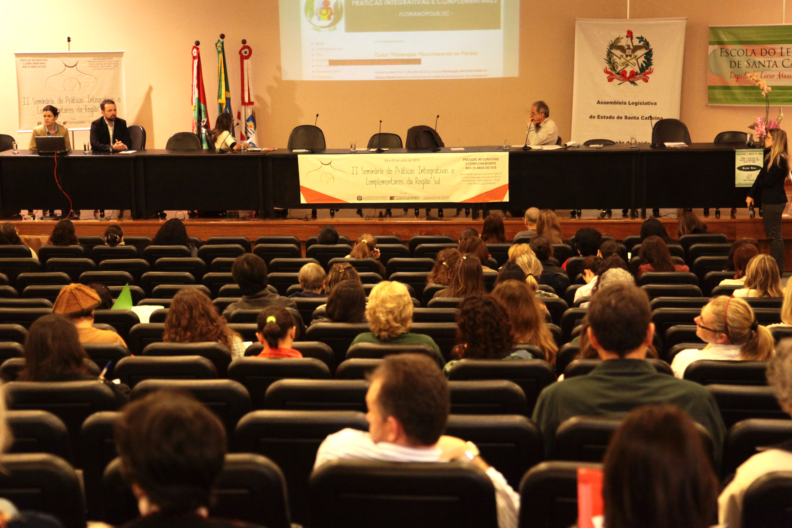 II Seminário de Práticas Integrativas e Complementares da Região Sul. Foto: Miriam Zomer