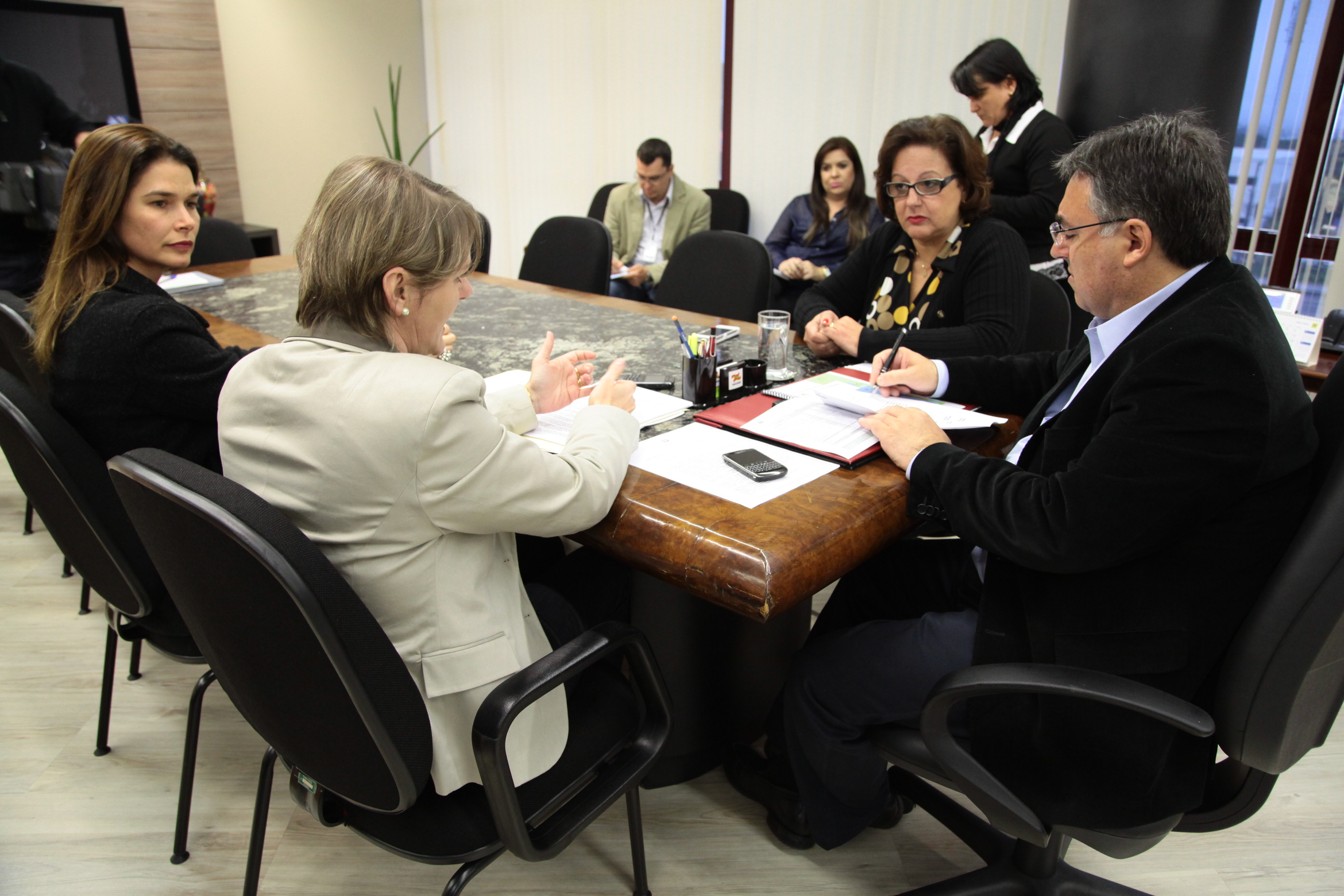Governador recebe Bancada Feminina. Foto: Miriam Zomer