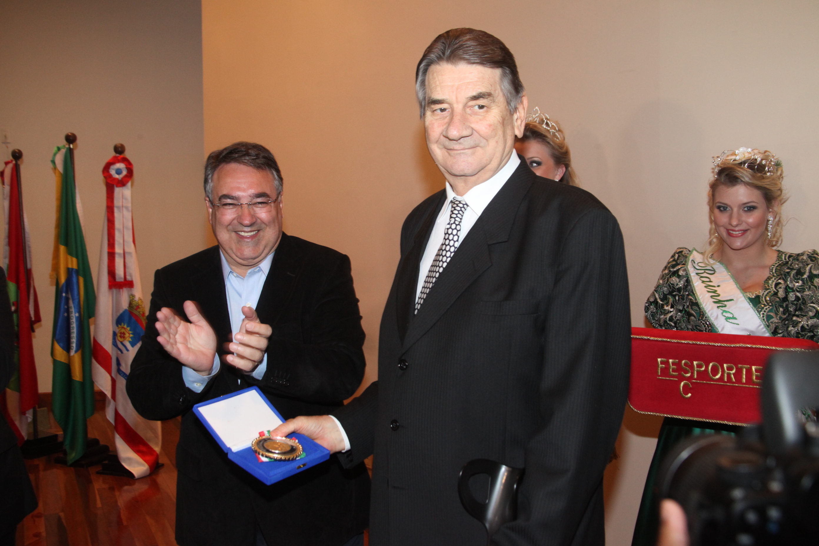 Ato Solene em comemoração à quinquagésima terceira edição dos Jogos Abertos de Santa Catarina e Lançamento oficial dos 53ºs JASC. Foto: Fábio Queiroz
