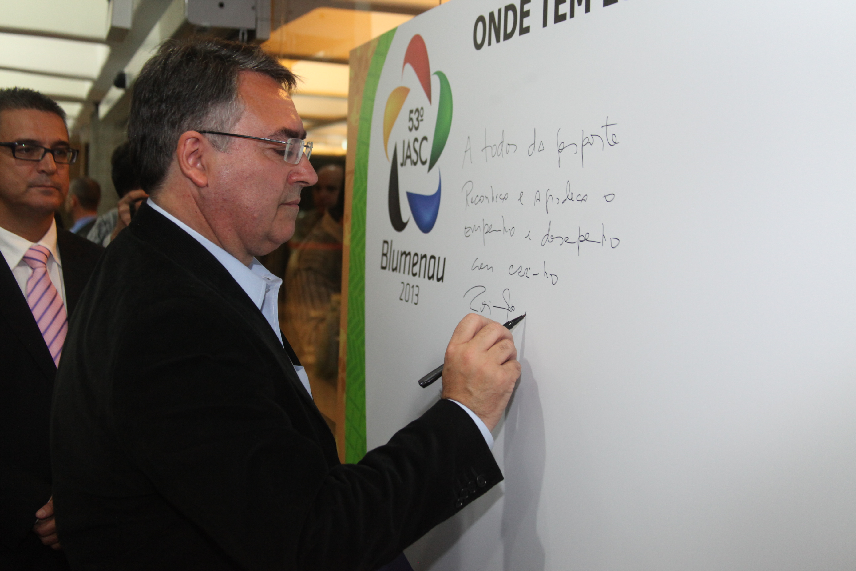 Ato Solene em comemoração à quinquagésima terceira edição dos Jogos Abertos de Santa Catarina e Lançamento oficial dos 53ºs JASC. Foto: Fábio Queiroz
