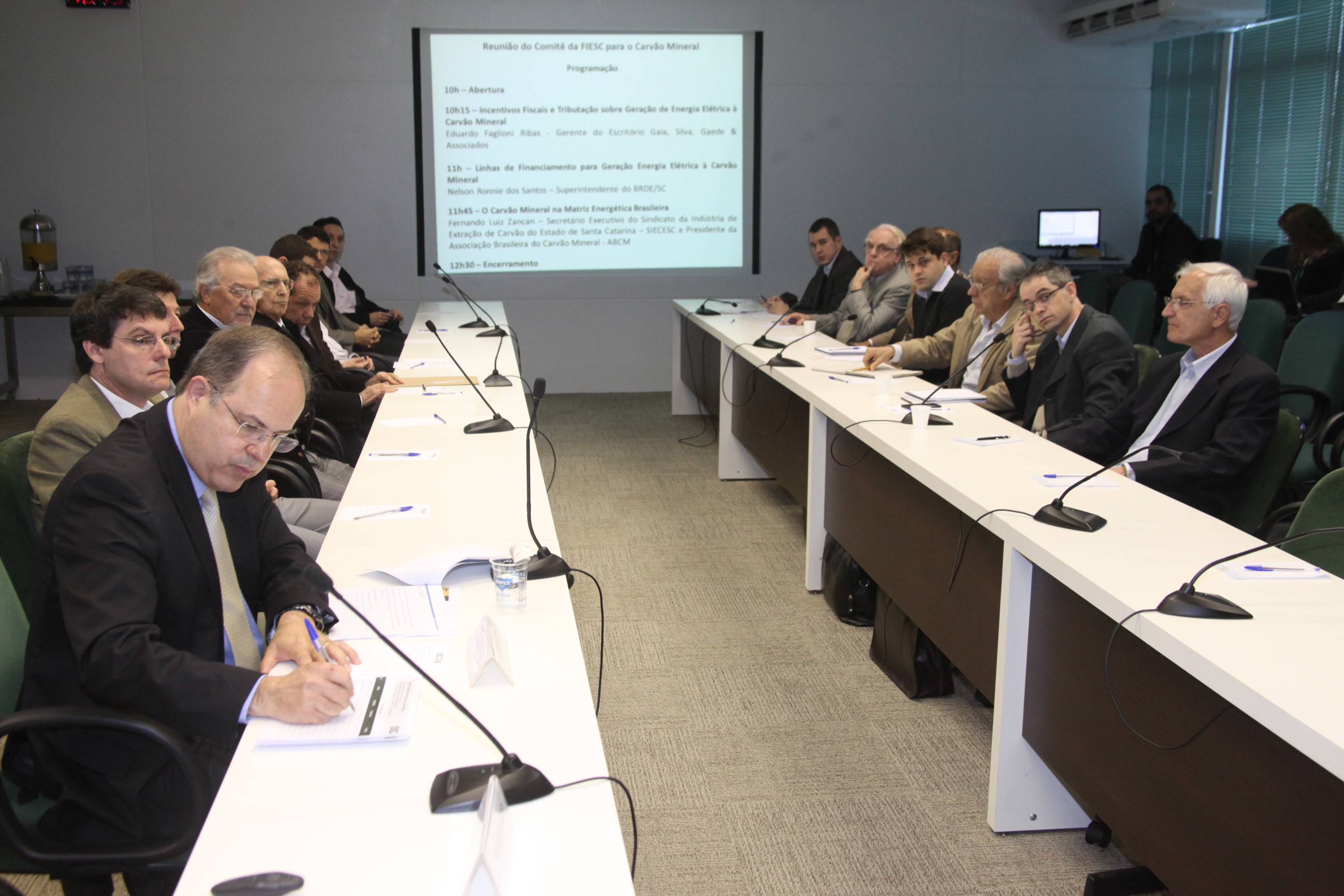 Reunião Carvão Mineral - Fiesc. Foto: Fábio Queiroz
