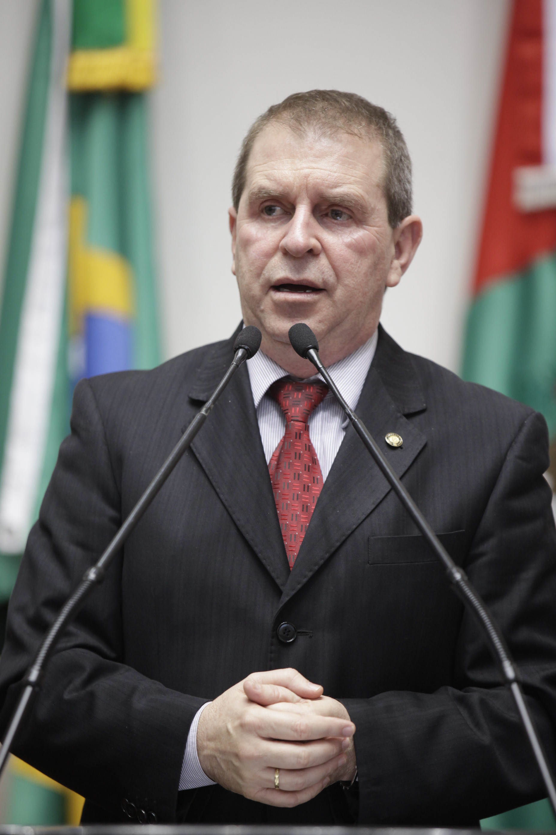 Sessão Ordinária - Plenário Osni Régis. Deputado Maurício Eskudlark (PSD).  Foto: Carlos Kilian