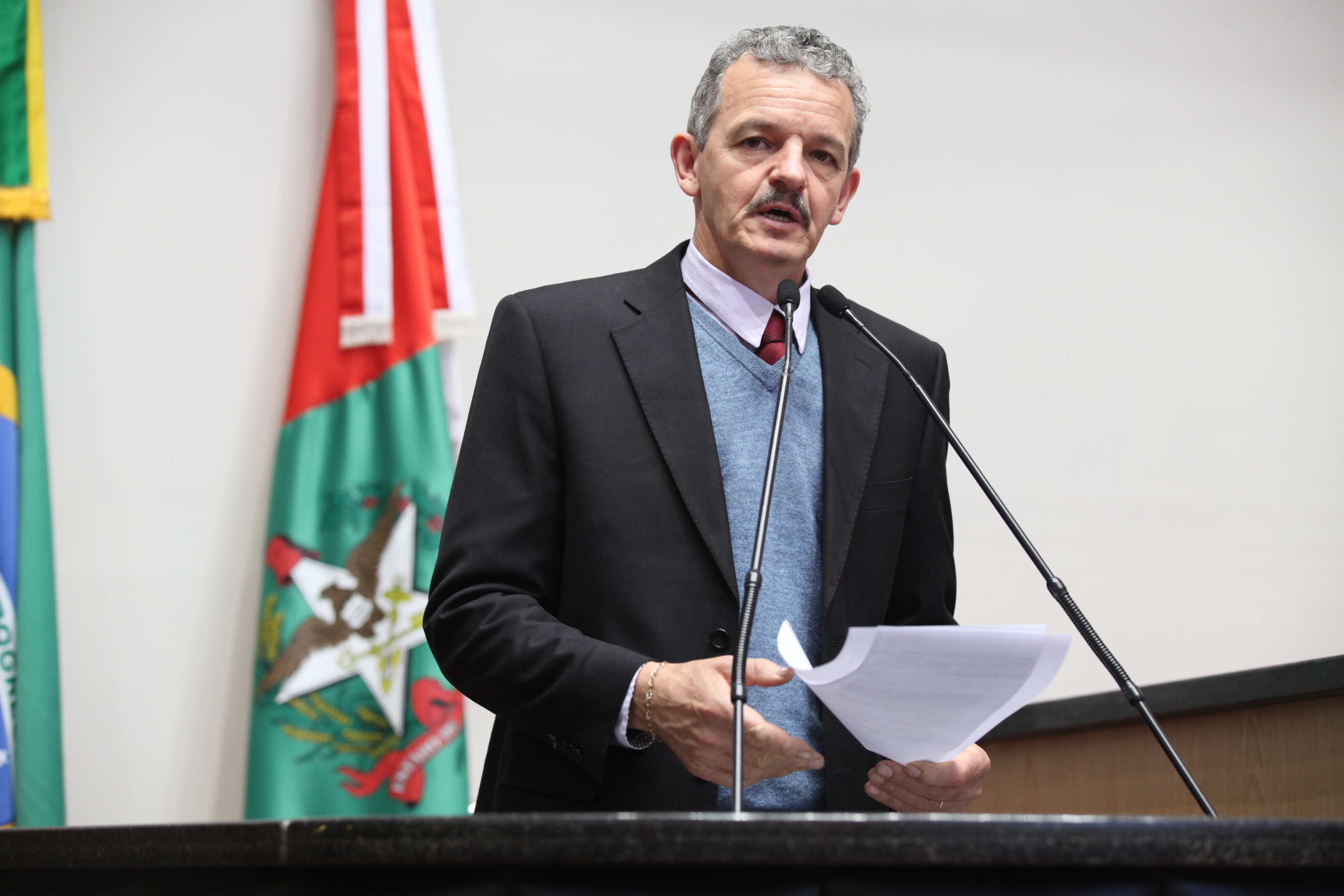 Sessão Ordinária - Plenário Osni Régis. Deputado Dirceu Dresch (PT). Foto: Solon Soares