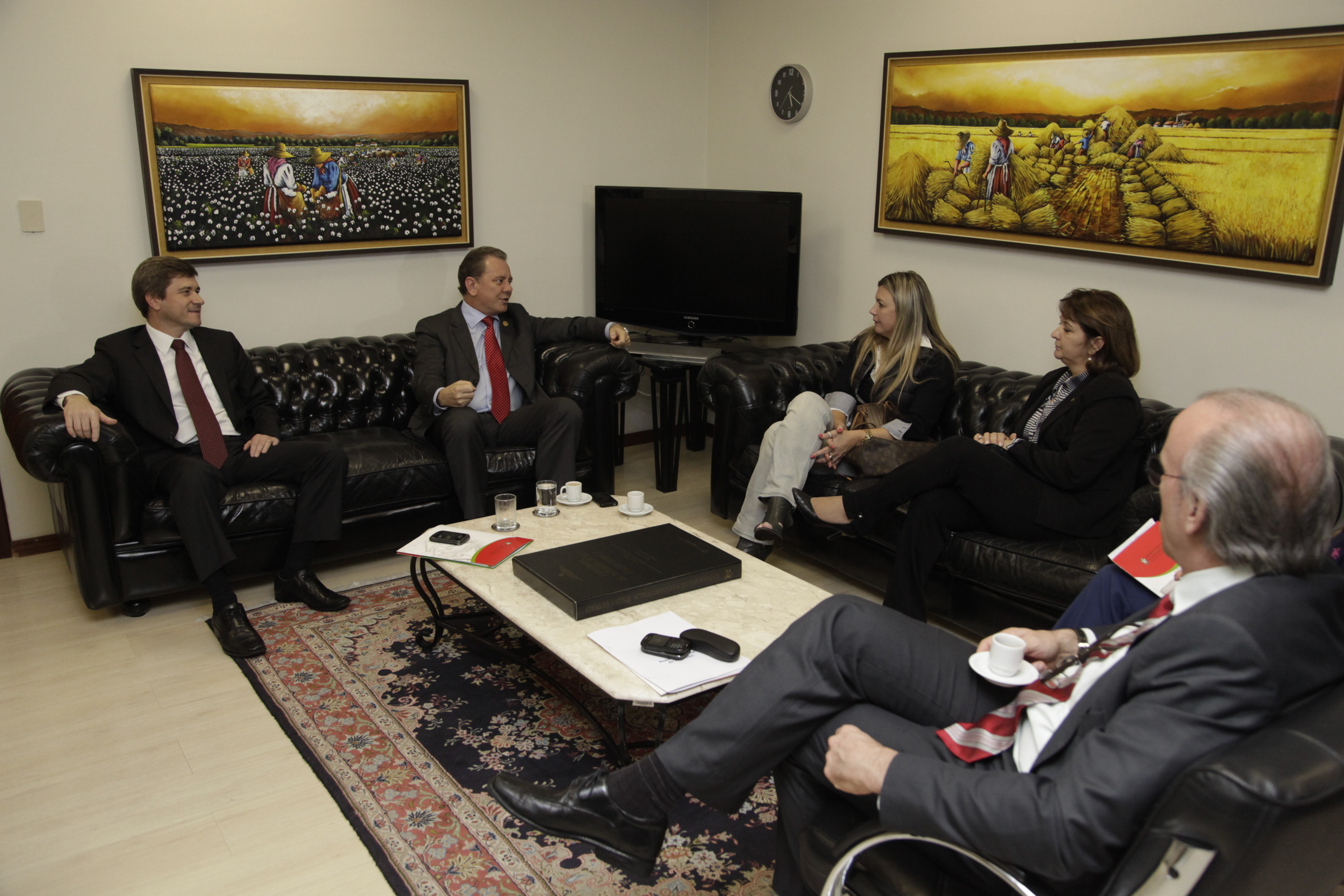Reunião com a presidente da FCEE, Rose Bartucheski