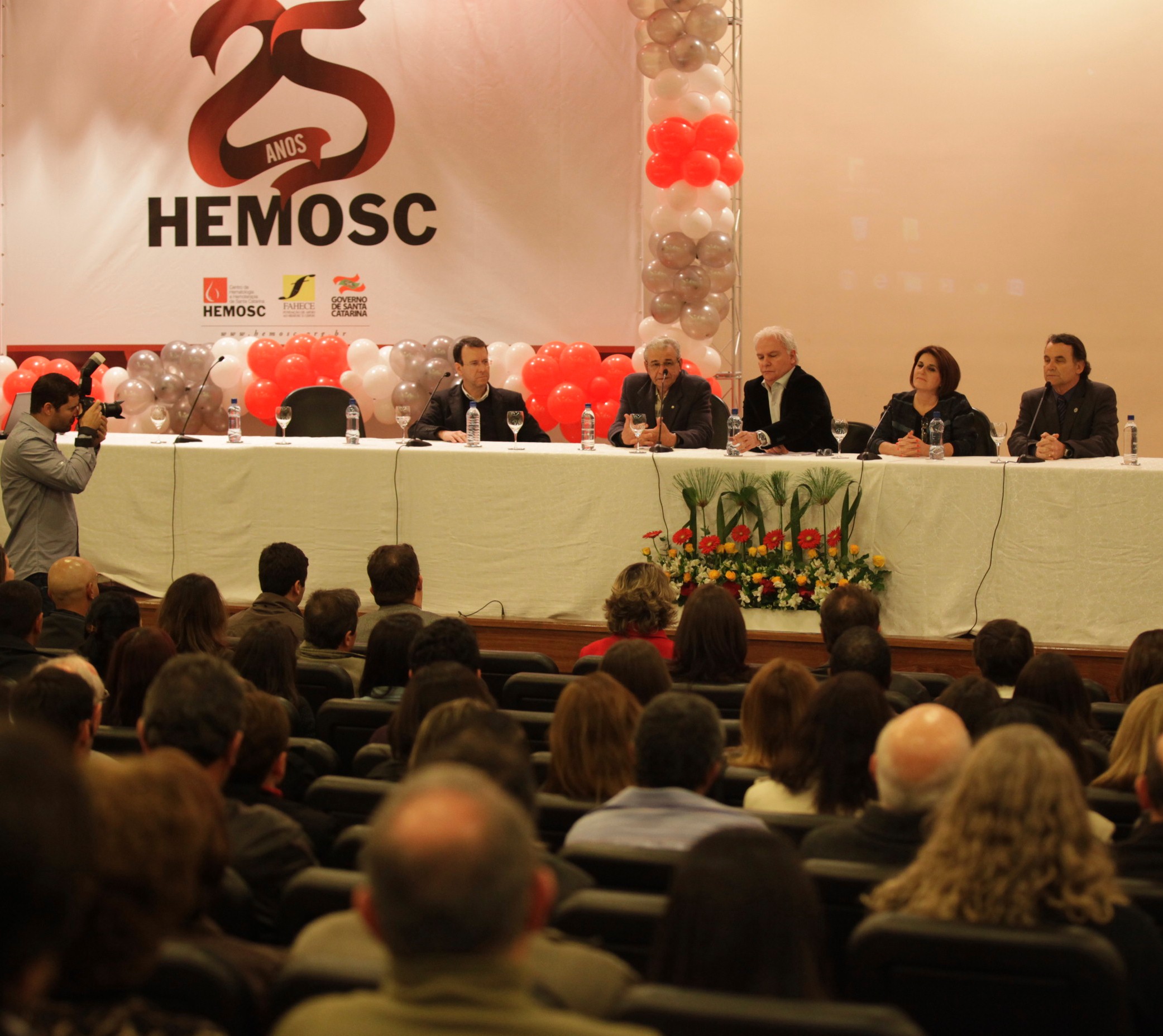 Comemoração de 25 anos do HEMOSC   Foto Carlos Kilian/AGENCIA AL