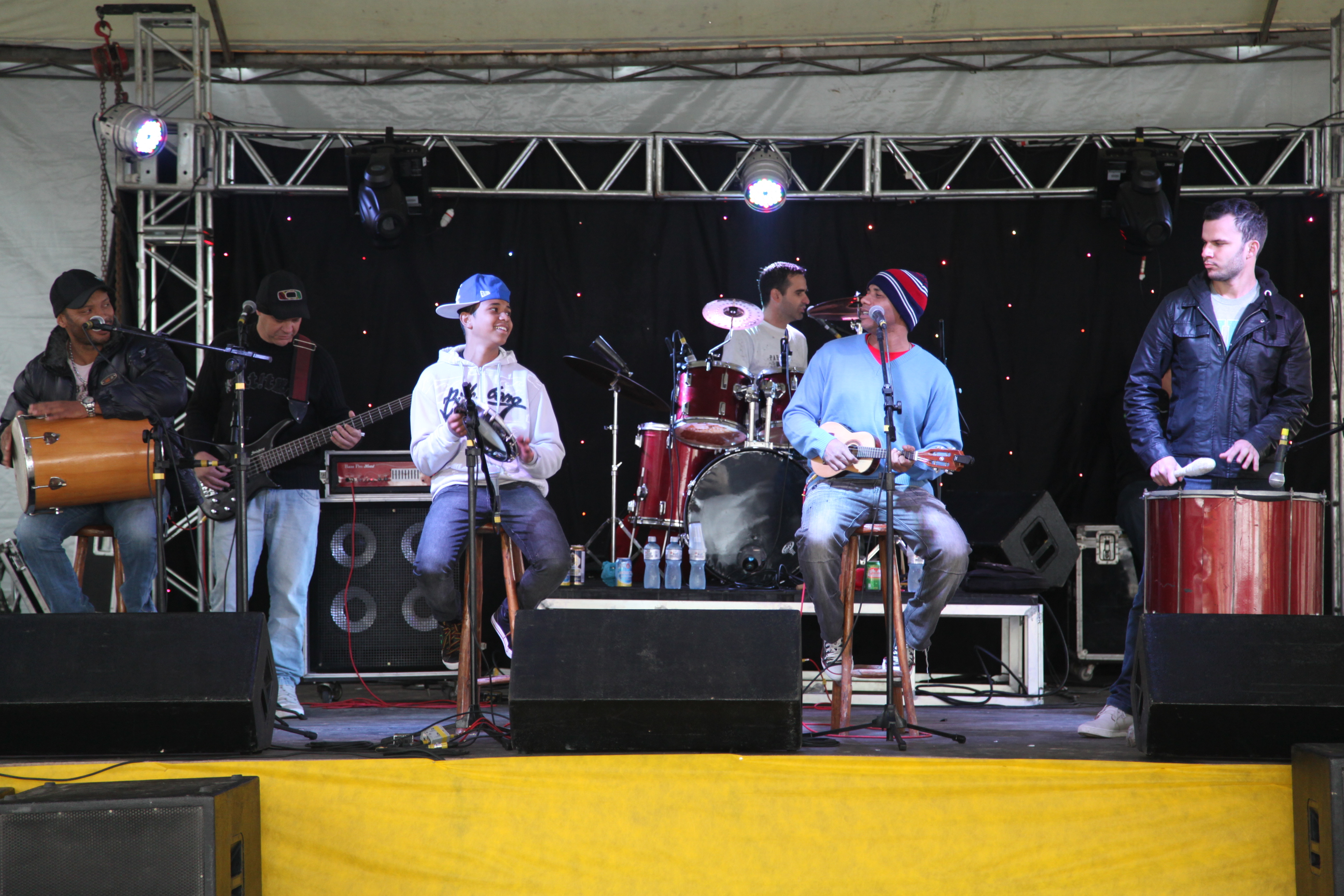 22ª Festa do Peixe em Arroio do Silva. Grupo Samba Mil. Foto: Miriam Zomer