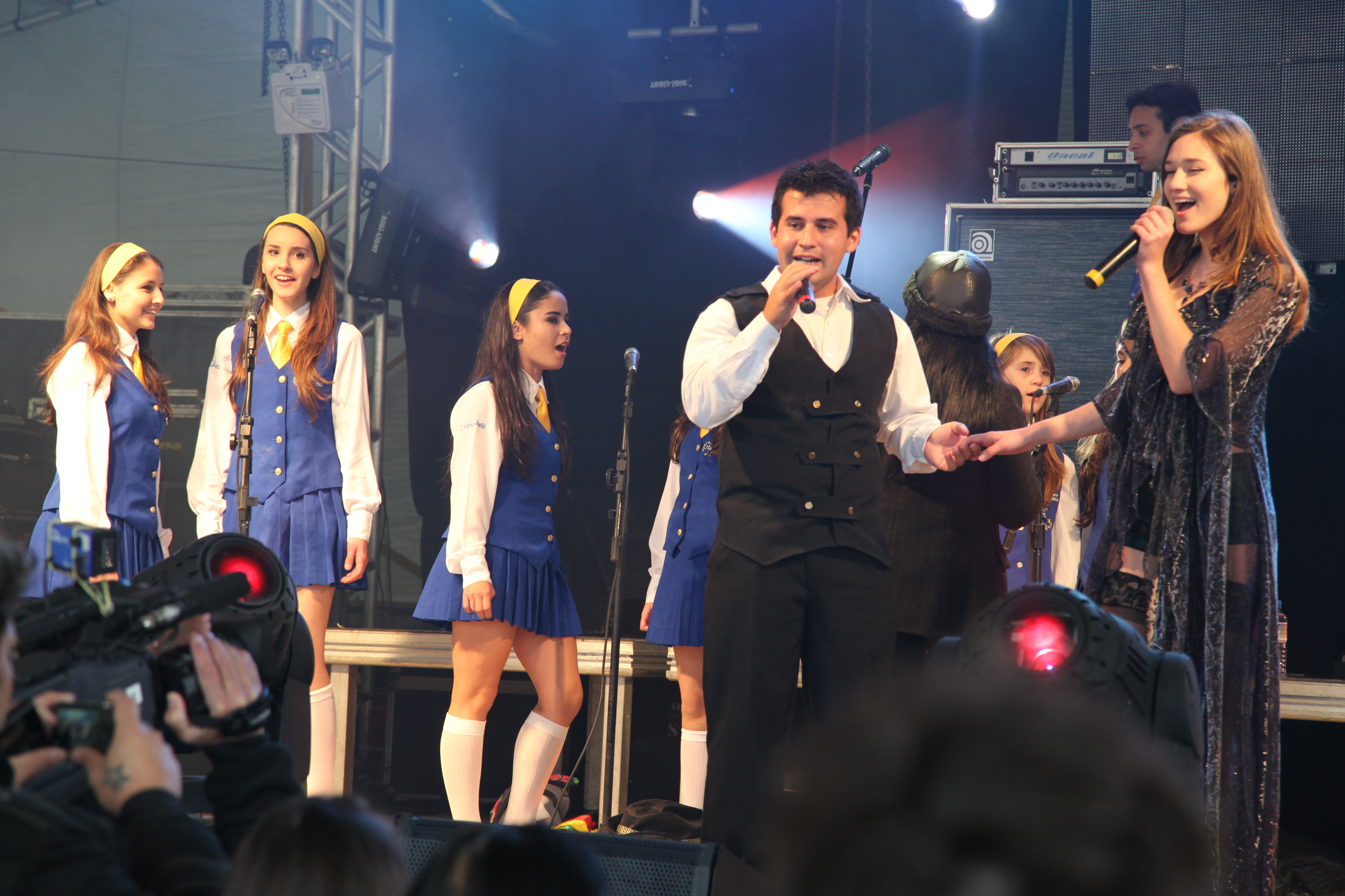 22ª Festa do Peixe em Arroio do Silva - Coral Show Criança Feliz. Foto: Miriam Zomer