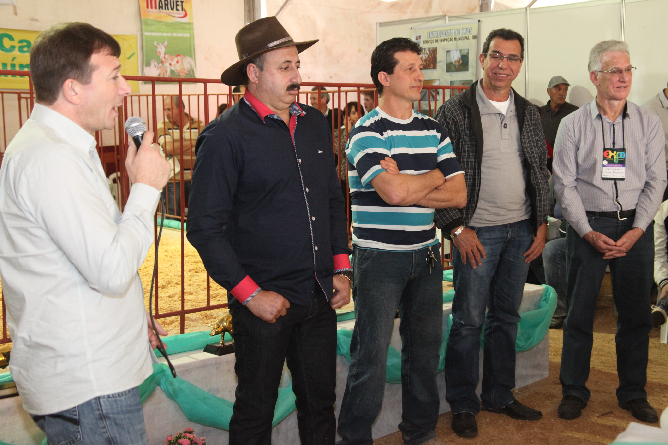 Leilão de suínos na Expo Concórdia. Foto: Fábio Queiroz