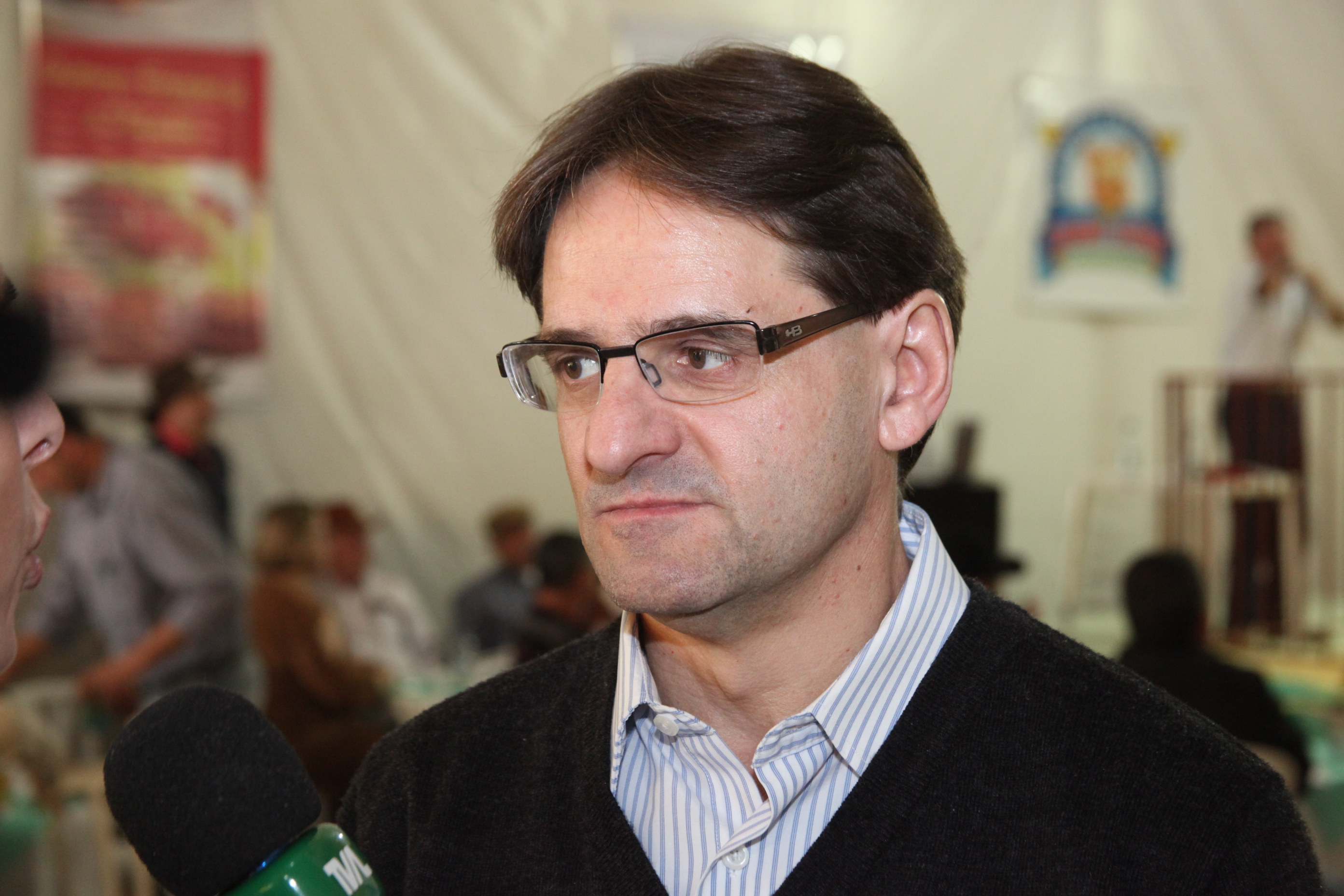 Leilão de suínos na Expo Concórdia. Foto: Fábio Queiroz