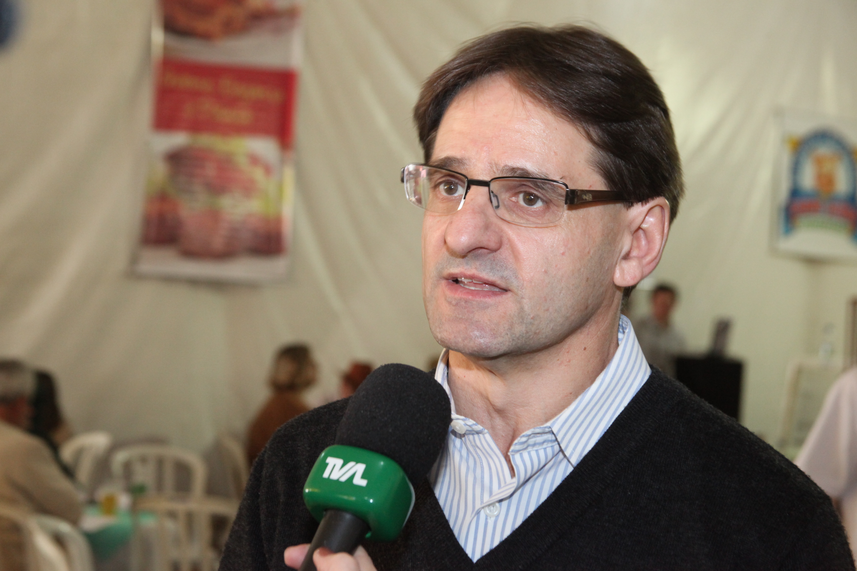 Leilão de suínos na Expo Concórdia. Foto: Fábio Queiroz