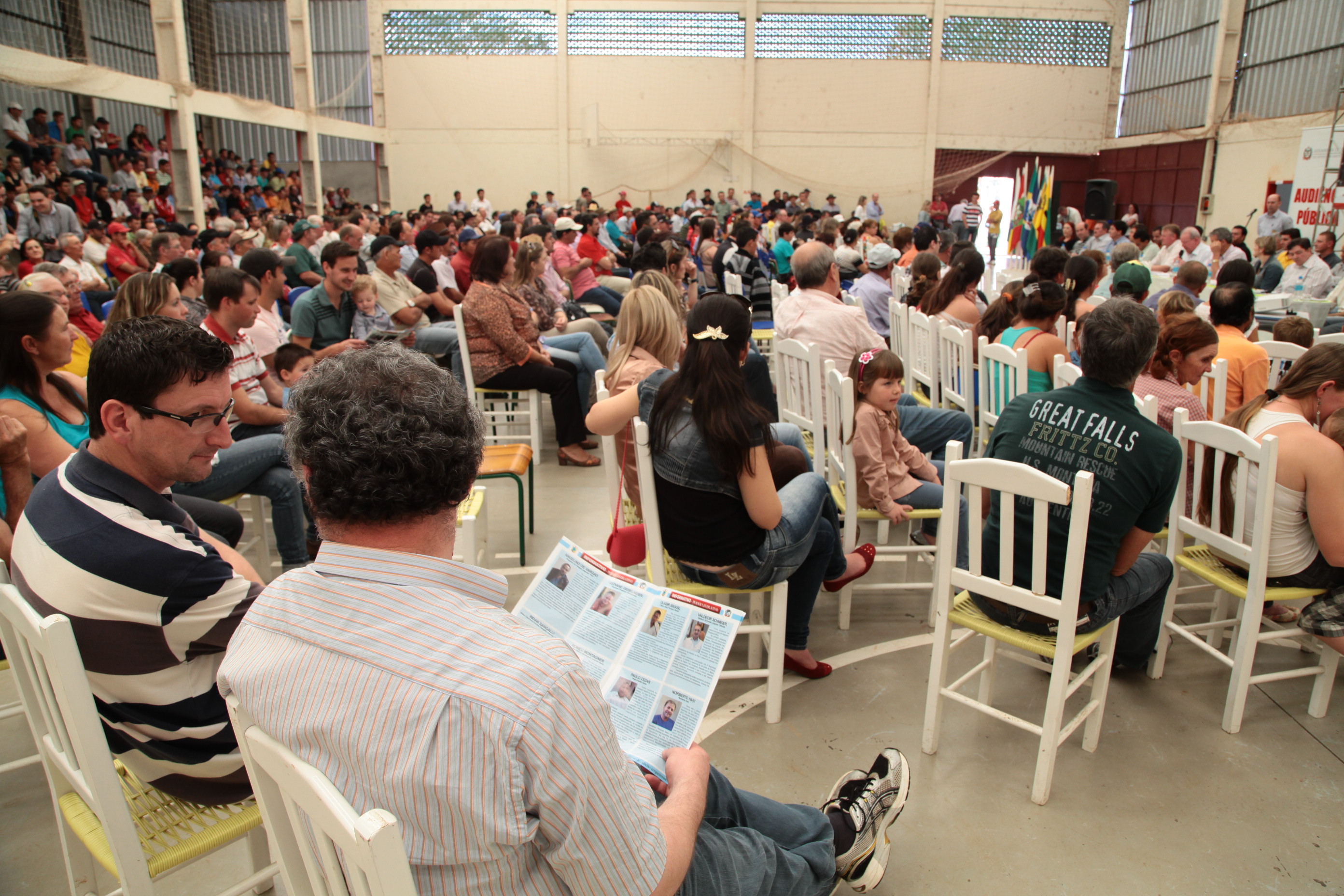 Audiência Pública da Comissão de Transportes em Dionísio Cerqueira. Foto: Miriam Zomer