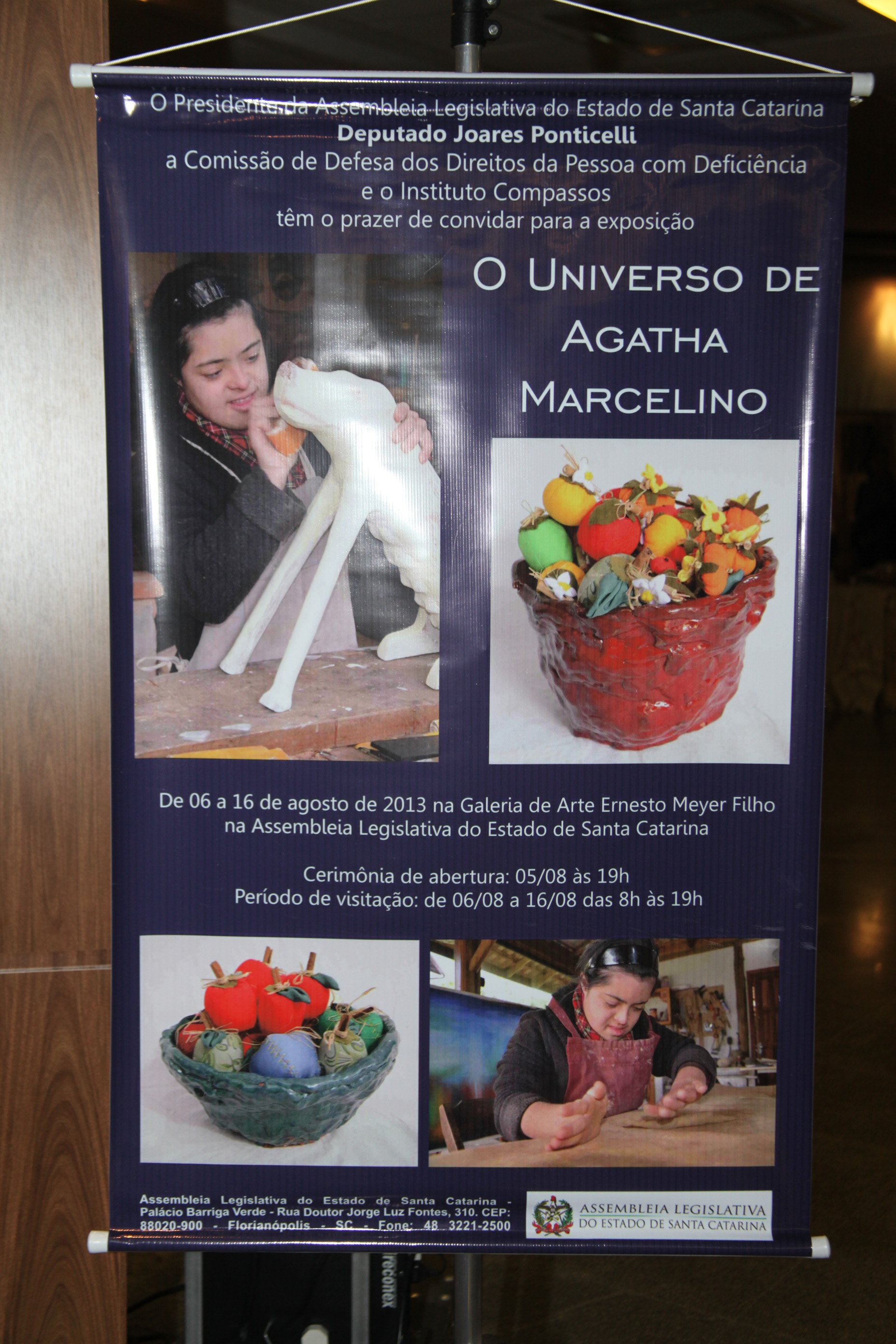 Abertura da Exposição Universo de Agatha Marcelino. Foto: Fábio Queiroz