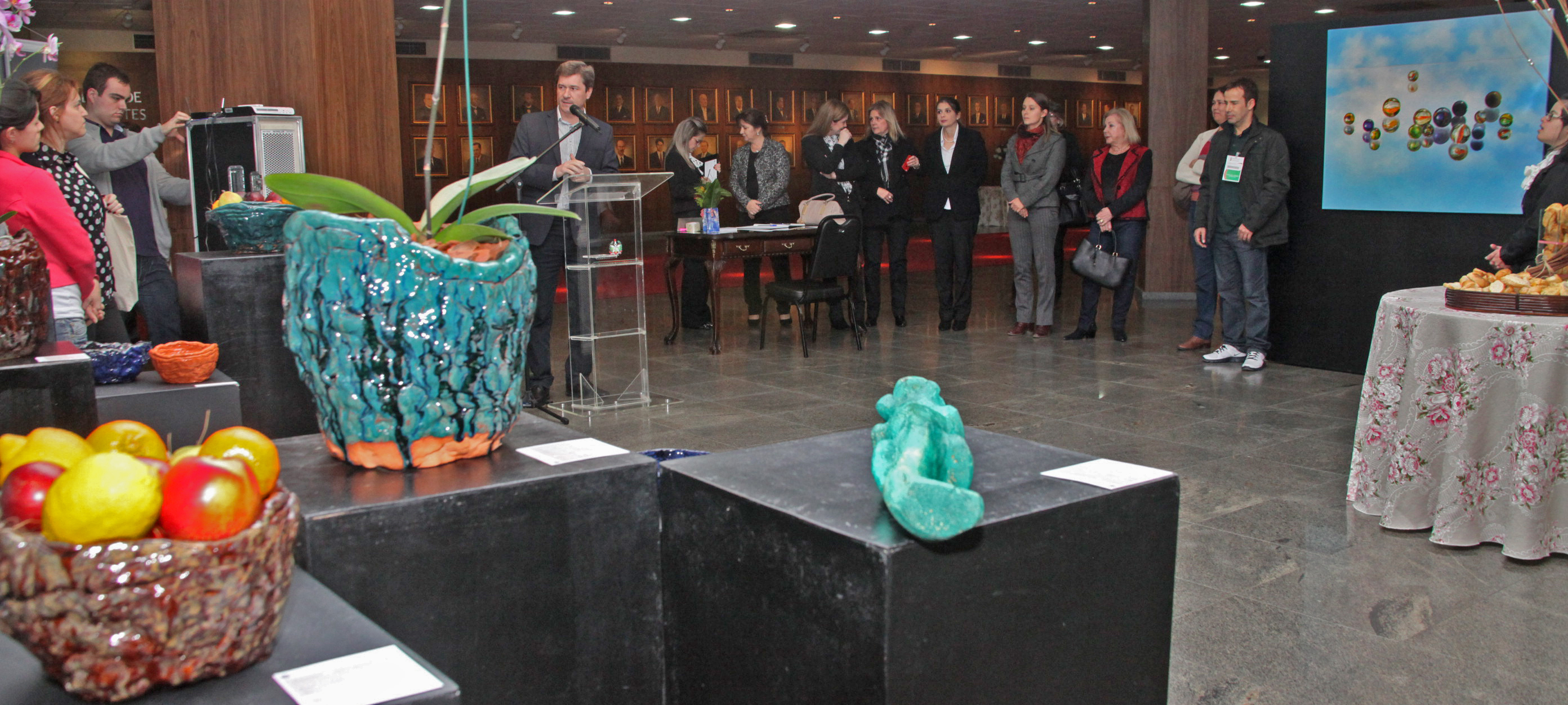 Abertura da Exposição Universo de Agatha Marcelino. Foto: Fábio Queiroz